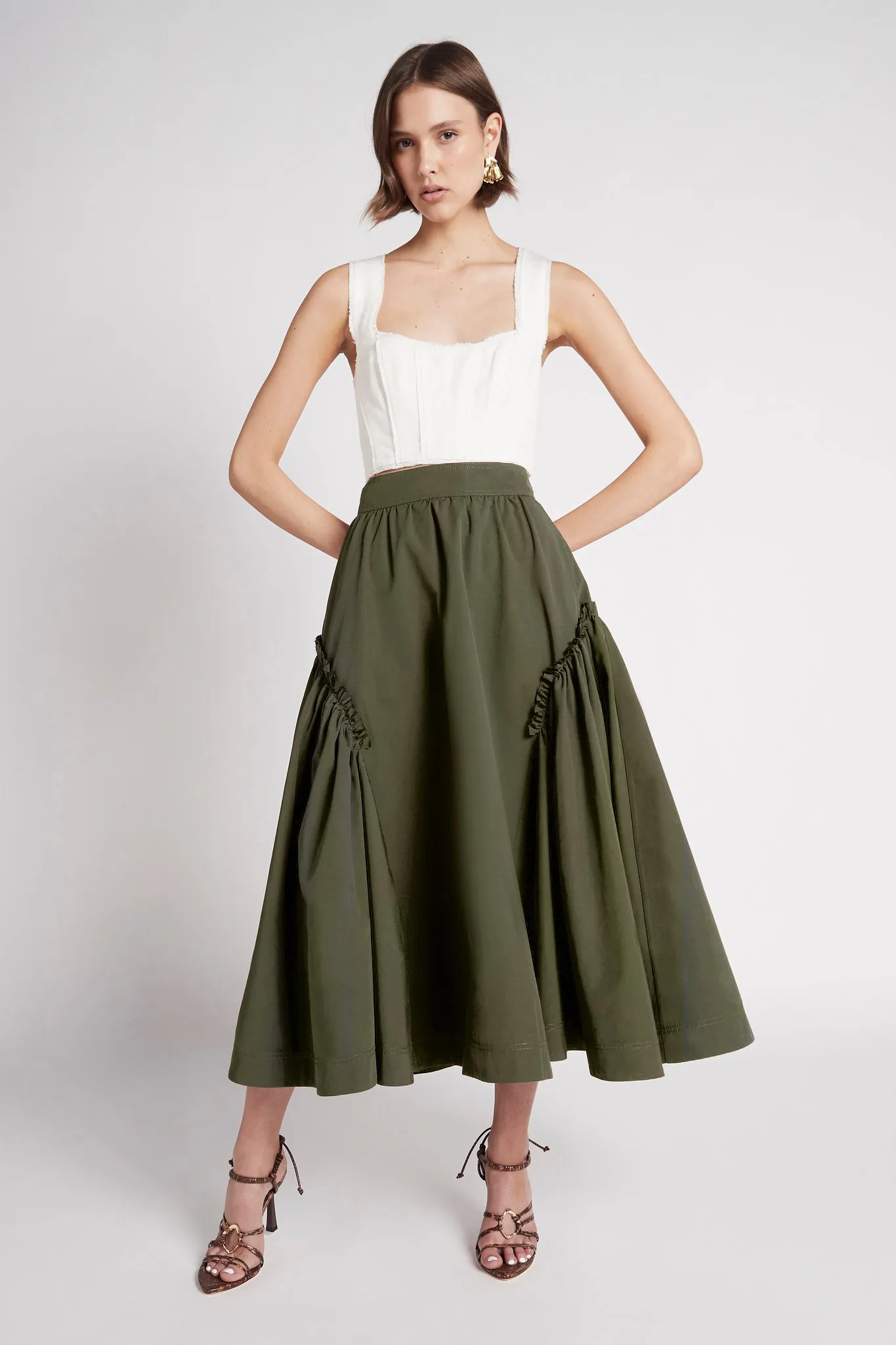 Promise Midi Skirt sold by Aje