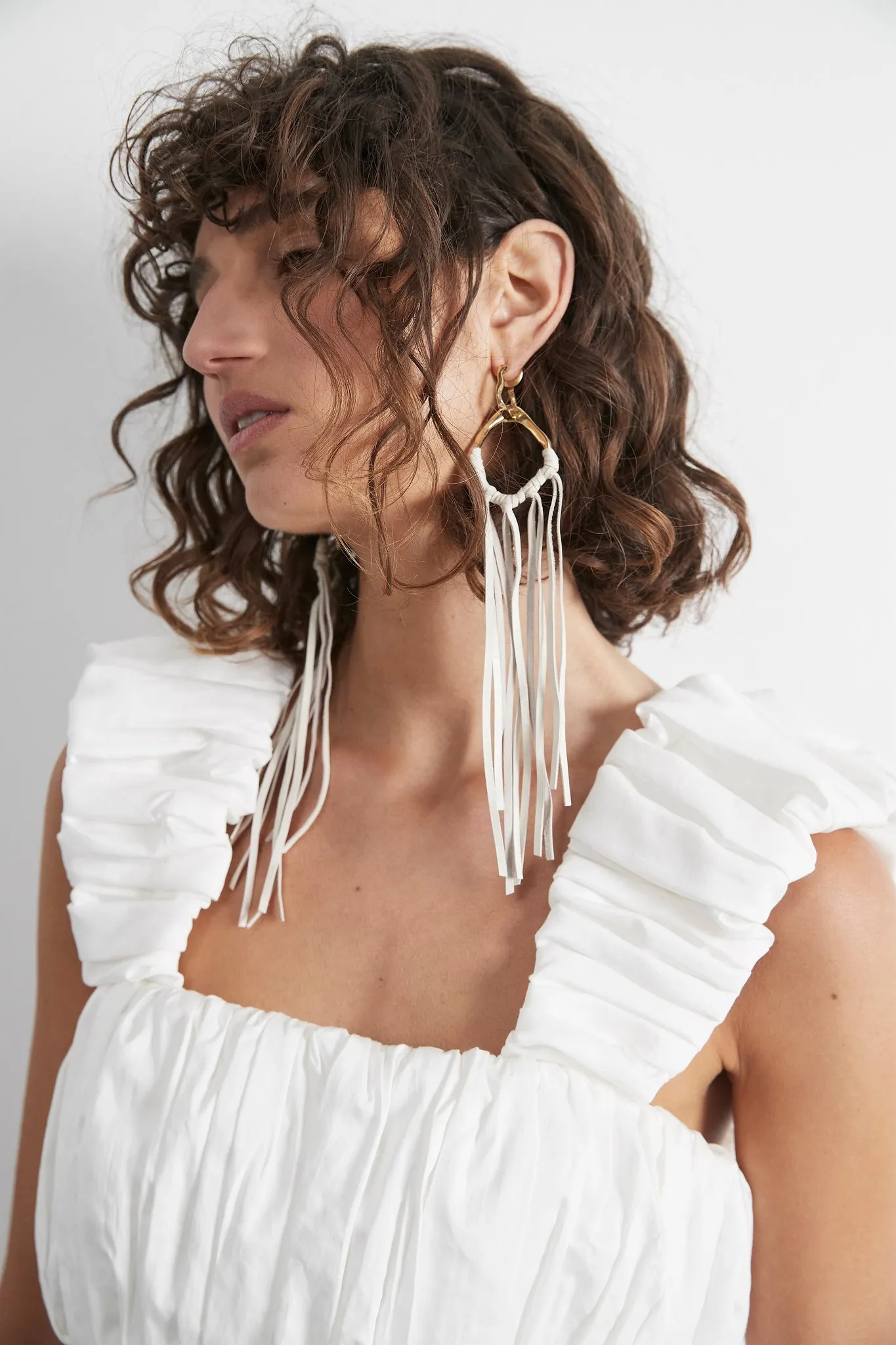 Splice Tassel Hoop Earring sold by Aje product image thumbnail 2