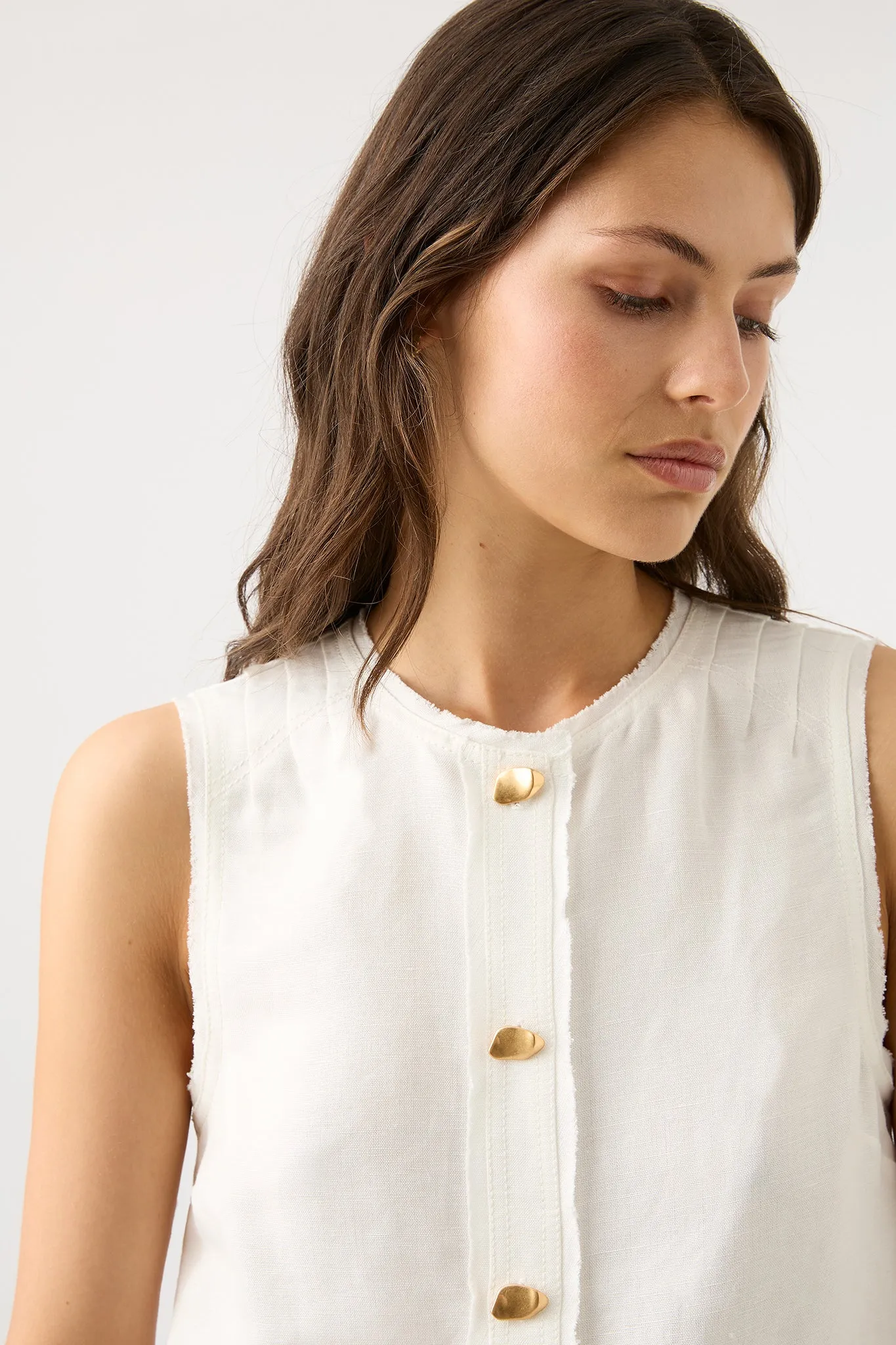 Bessie Shell Top sold by Aje product image thumbnail 4