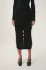 Resolution Knit Midi Skirt sold by Aje
