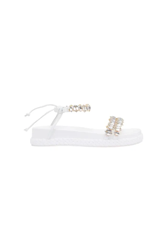 Jewel Platform Sandal sold by Aje