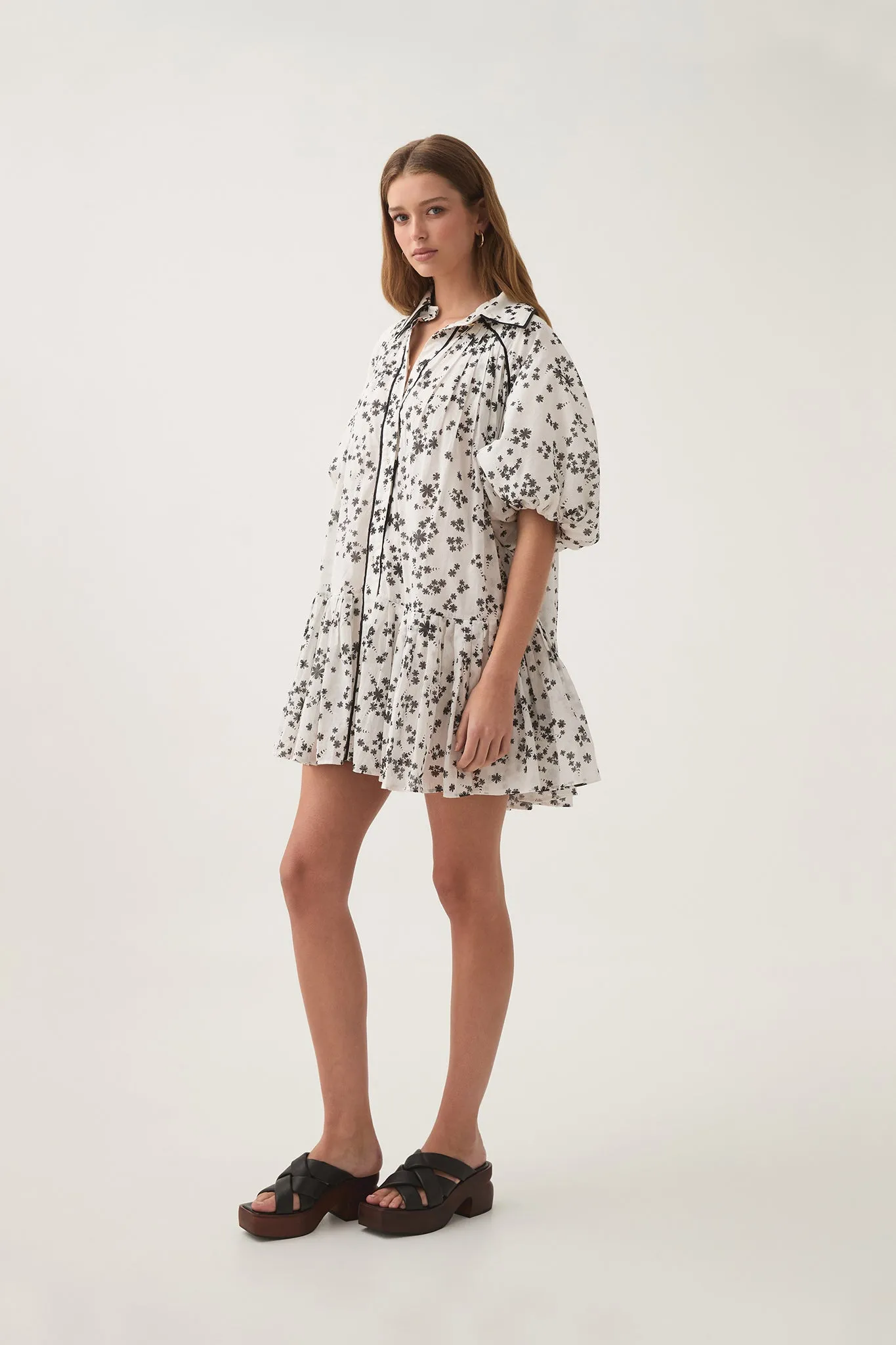 Anthea Mini Smock Dress sold by Aje product image thumbnail 5