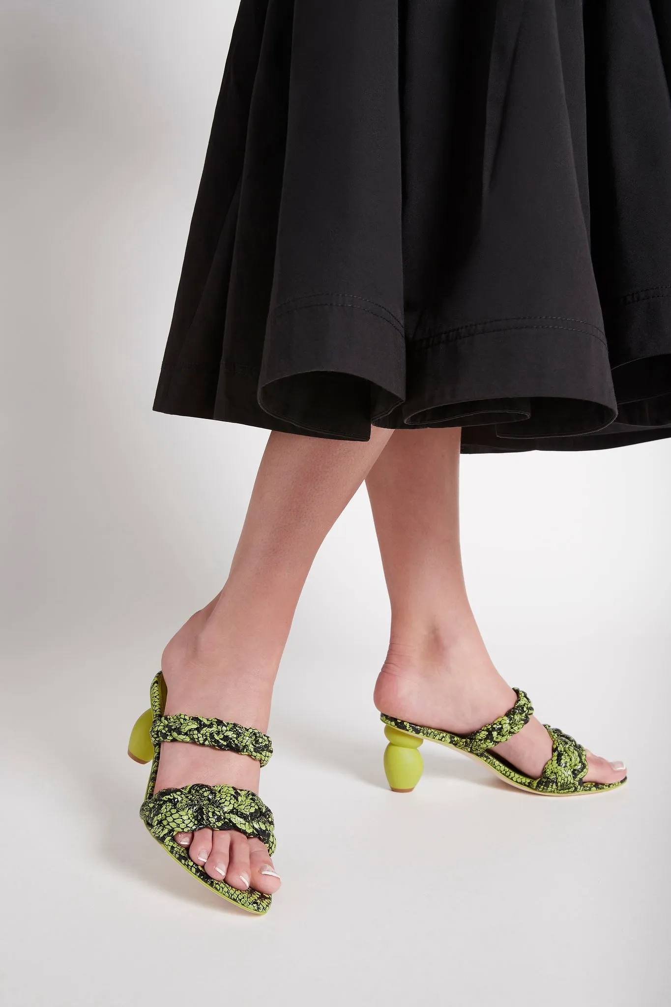 Stone Woven Heeled Sandal sold by Aje product image thumbnail 2