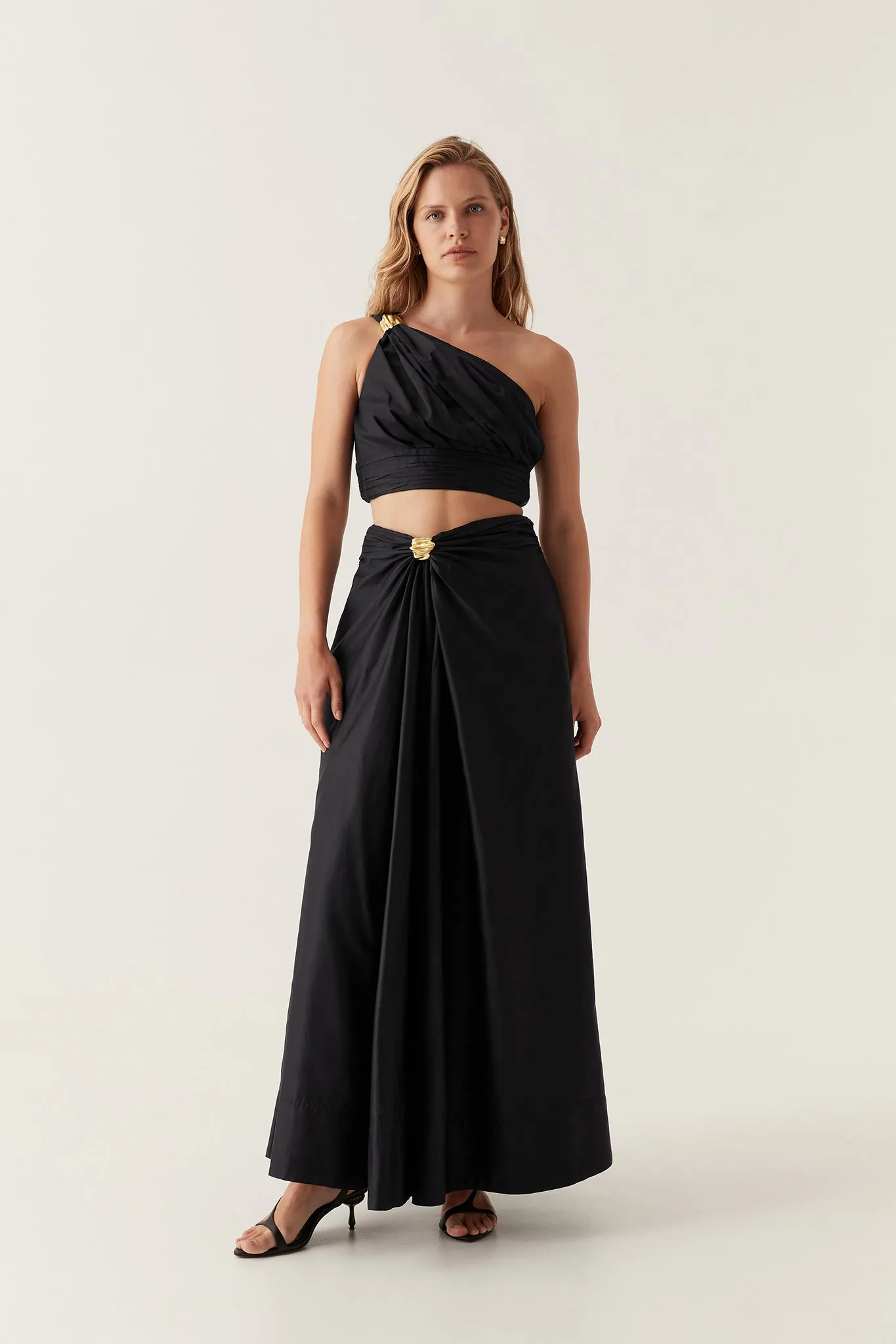 Oakleigh Maxi Skirt sold by Aje