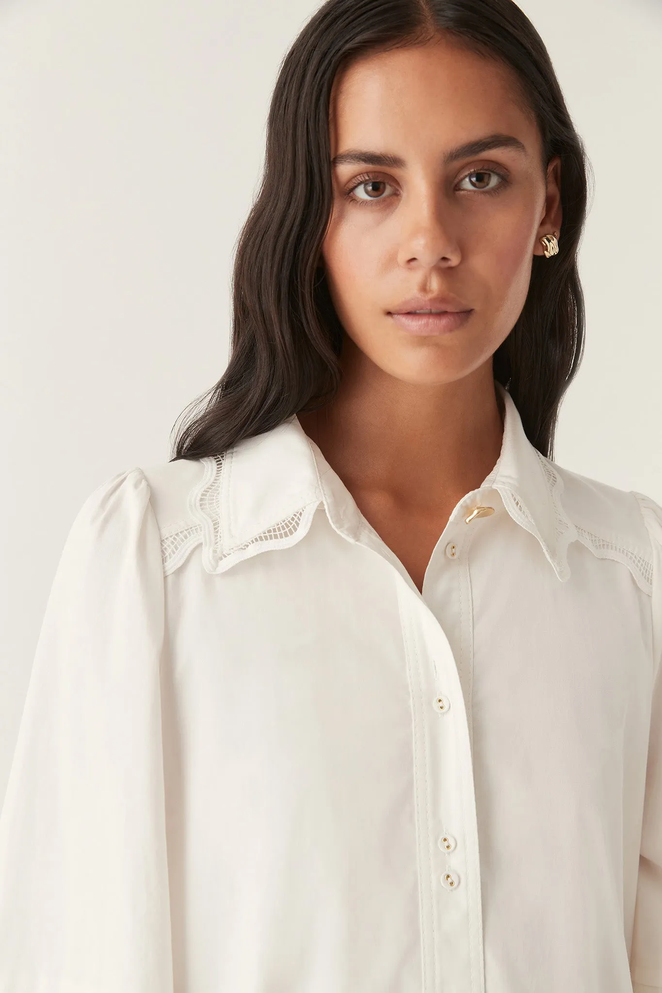 Reva Wave Trim Mini Dress sold by Aje product image thumbnail 4