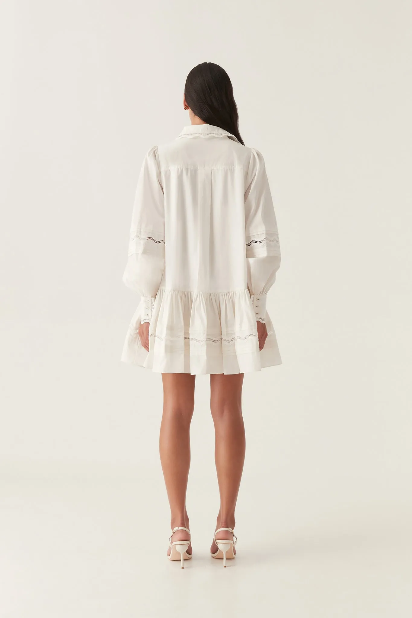 Reva Wave Trim Mini Dress sold by Aje product image thumbnail 5