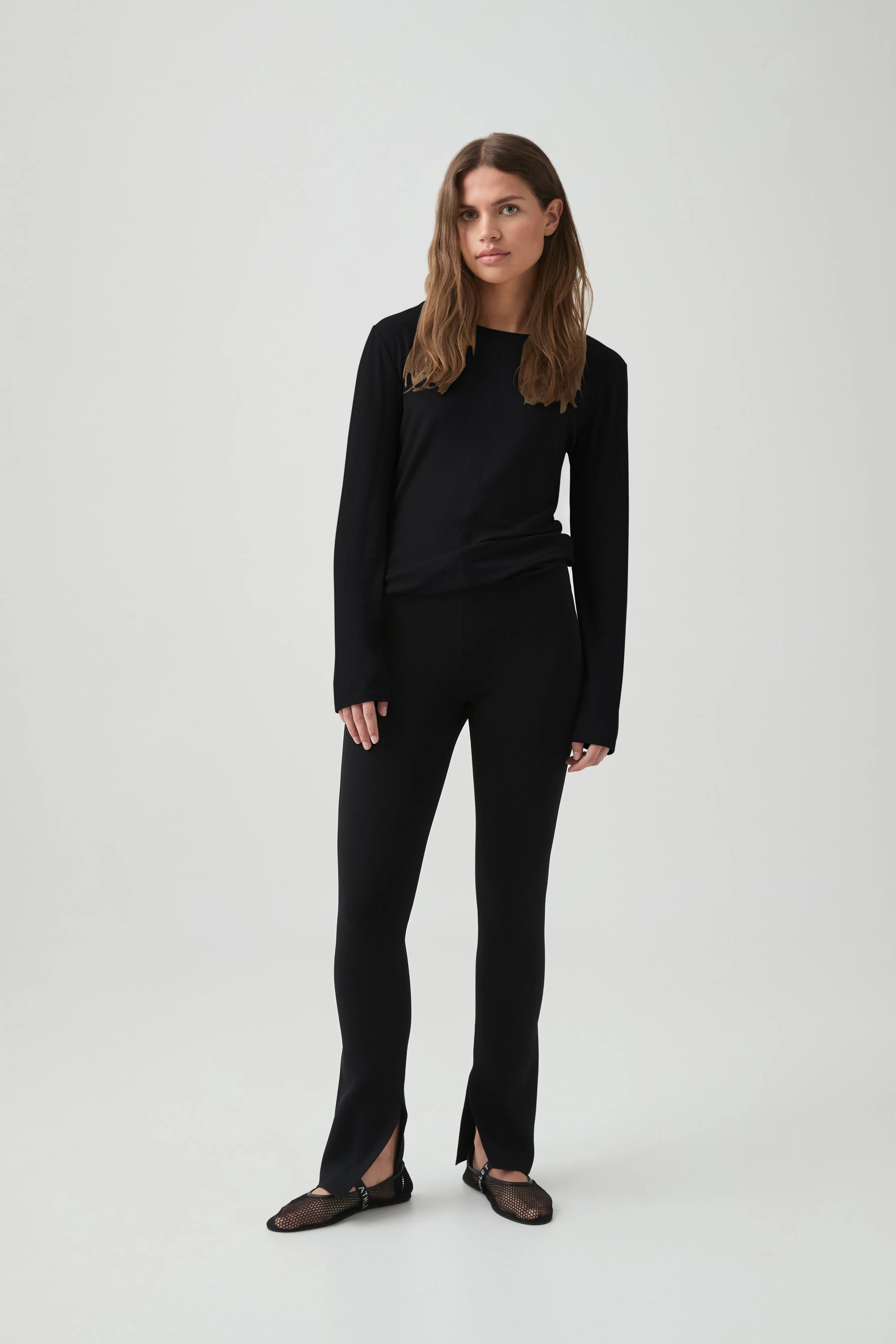 Sheer Rib Long Sleeve Tee 127 sold by Aje product image thumbnail 5