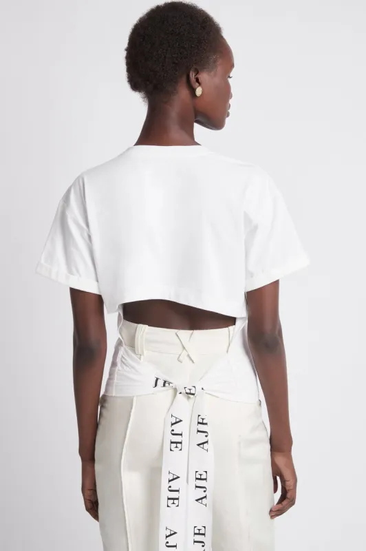 Elements Tie Back Tee made by Aje