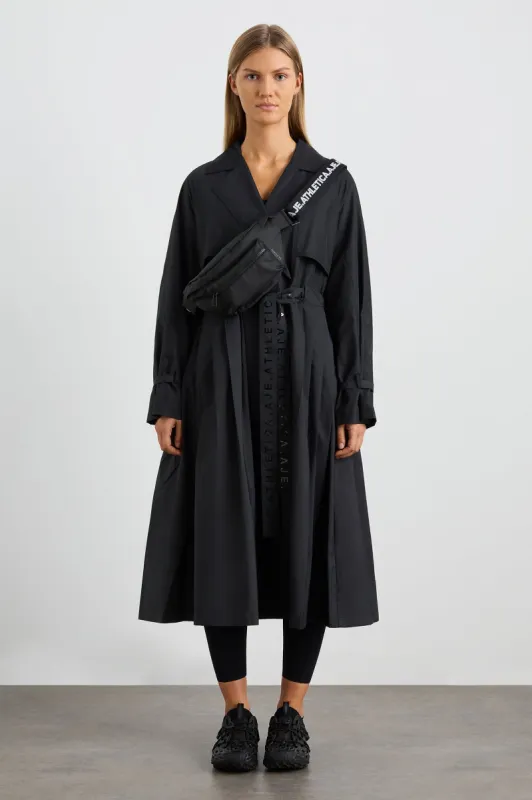 Pleated Trench Coat 703 sold by Aje