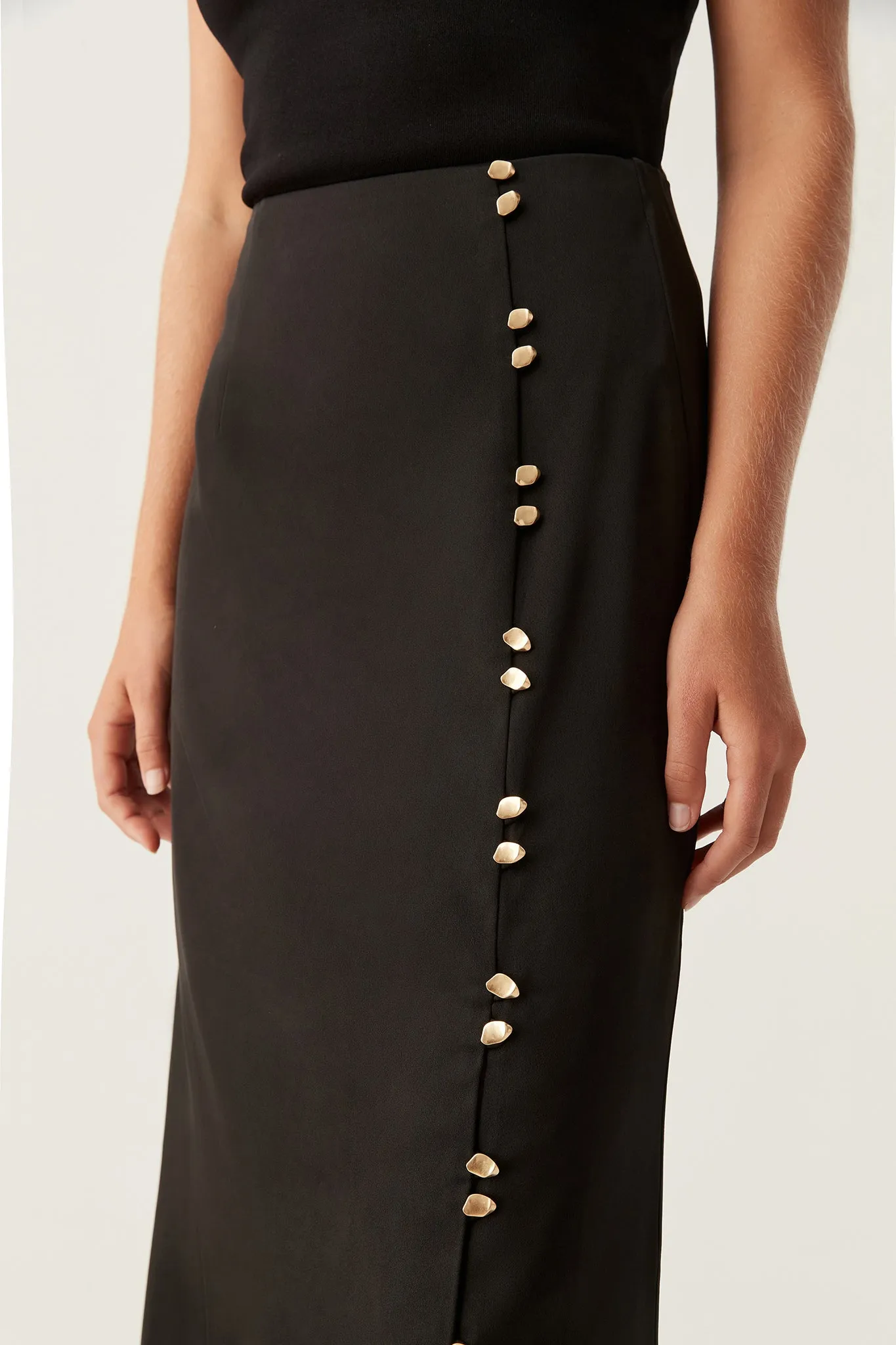 Riddle Button Down Midi Skirt sold by Aje product image thumbnail 4