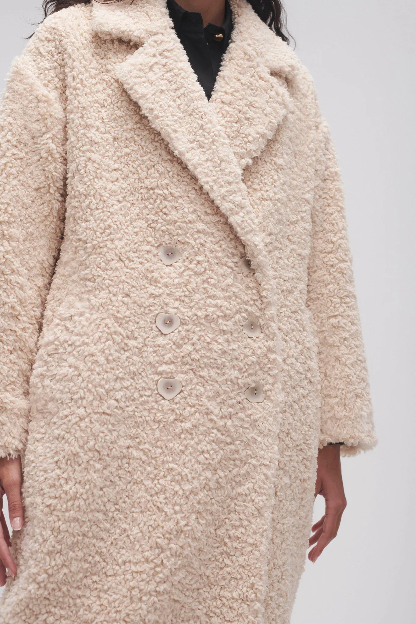 Clover Longline Teddy Coat sold by Aje product image thumbnail 4