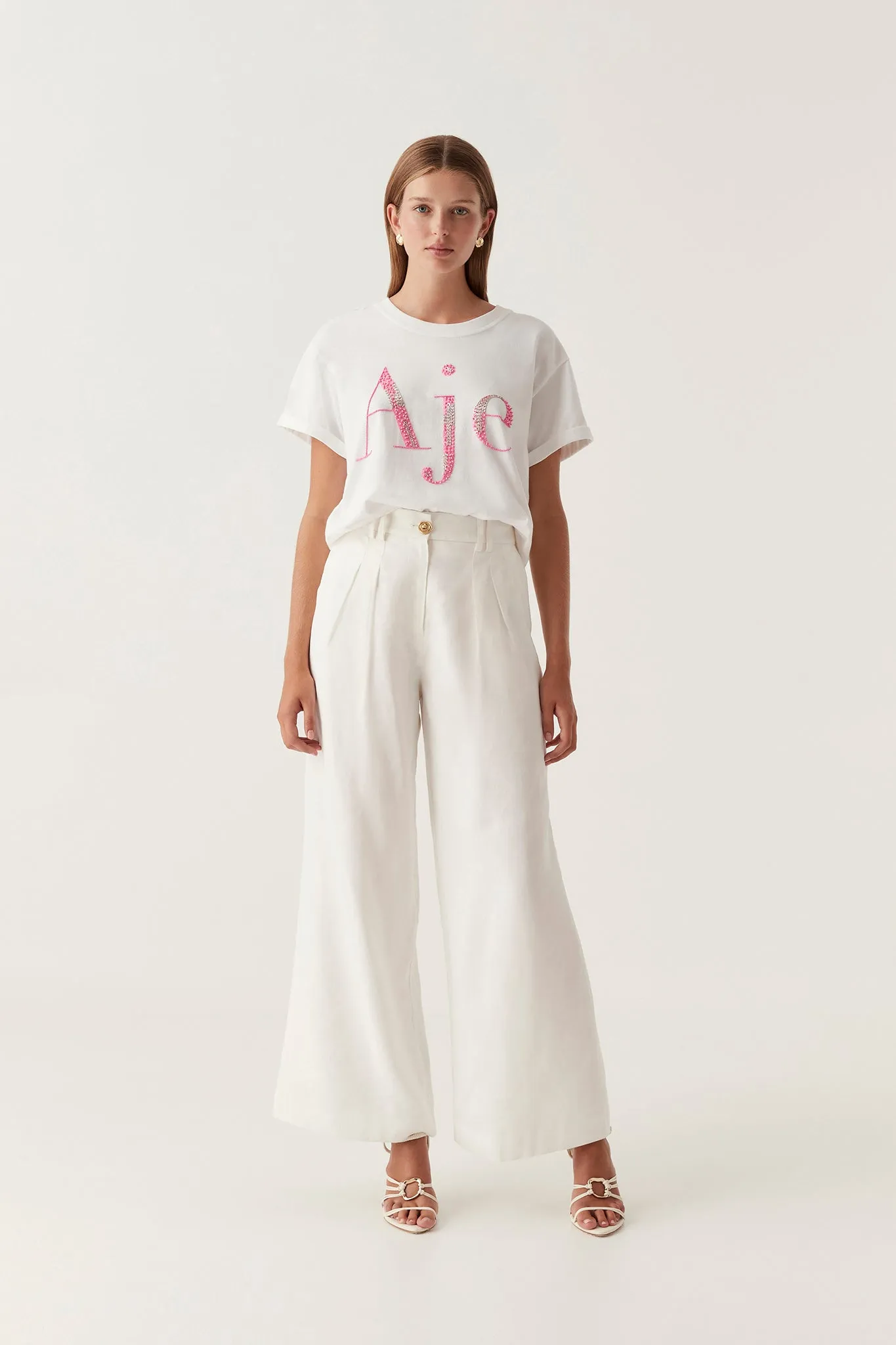 Doris Embellished Logo Tee sold by Aje product image thumbnail 3