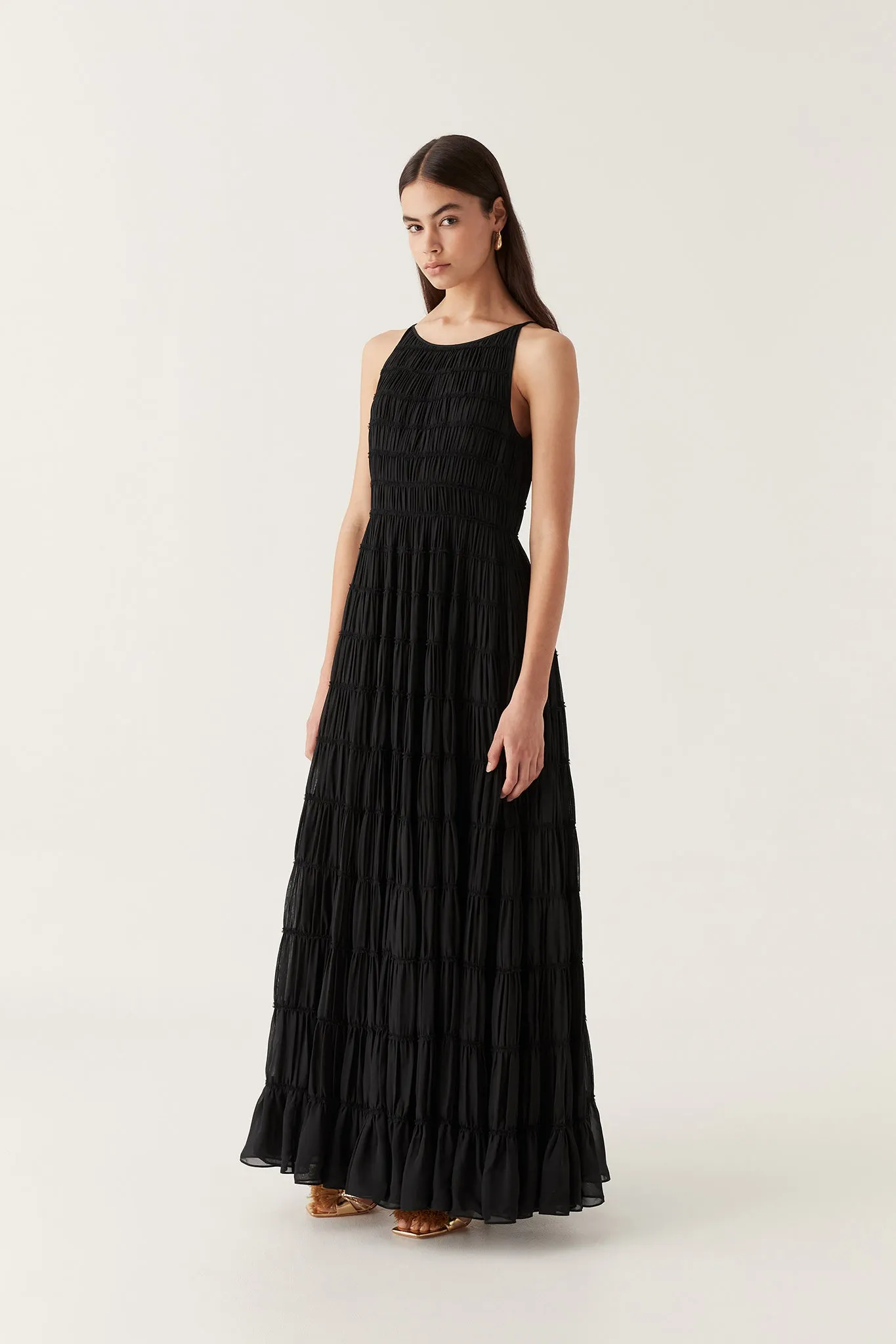 Rosewood Ruched Maxi Dress sold by Aje product image thumbnail 5