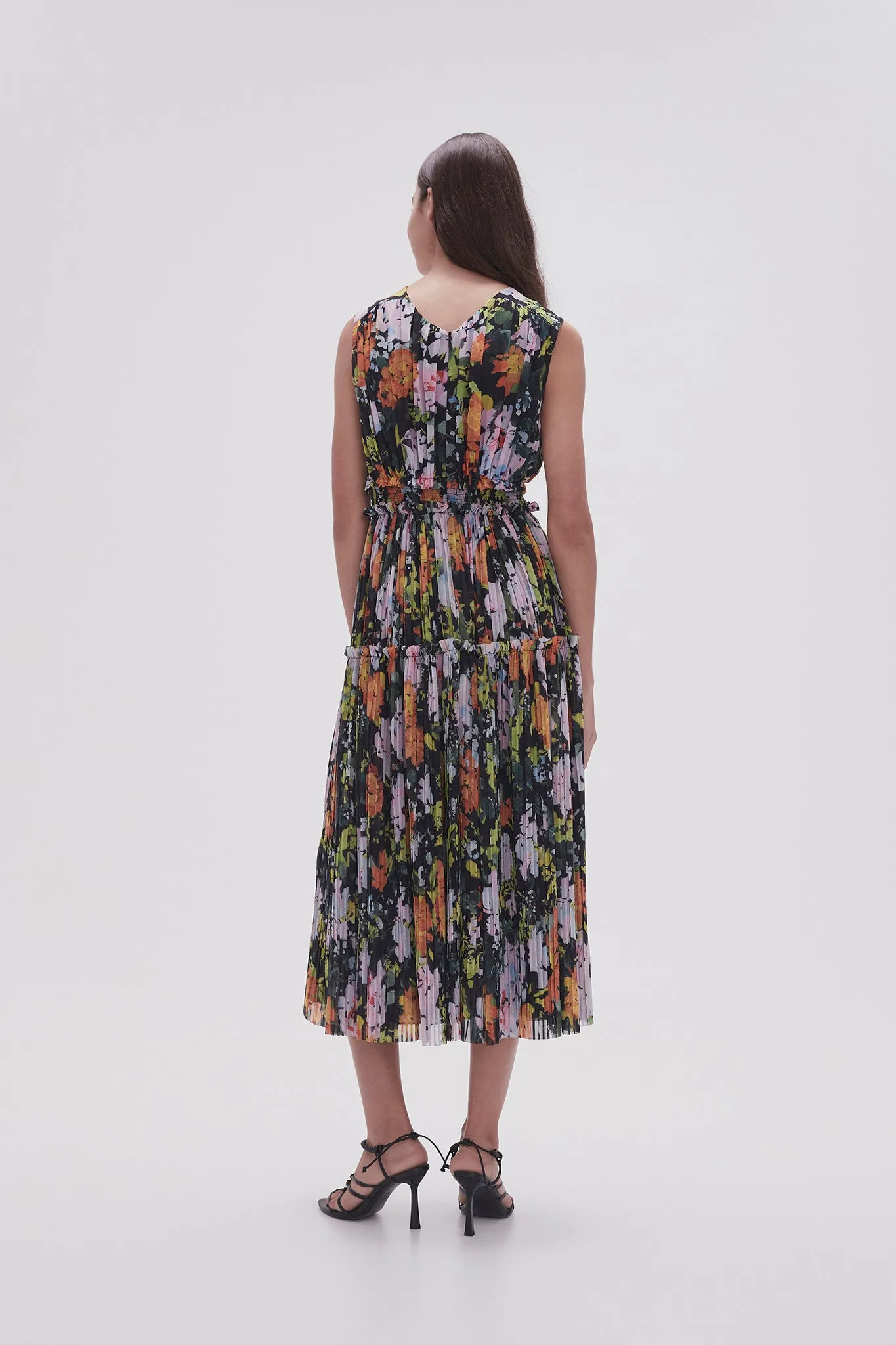 Marlowe Shirred Midi Dress sold by Aje product image thumbnail 5