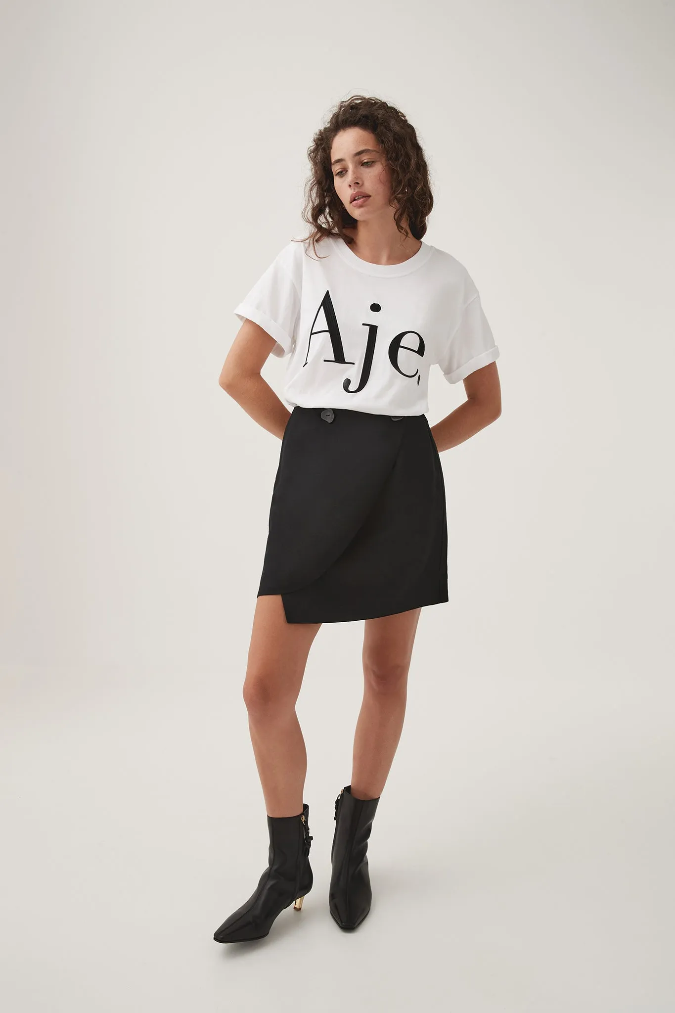 Alice Embroidered Logo Tee sold by Aje product image thumbnail 3