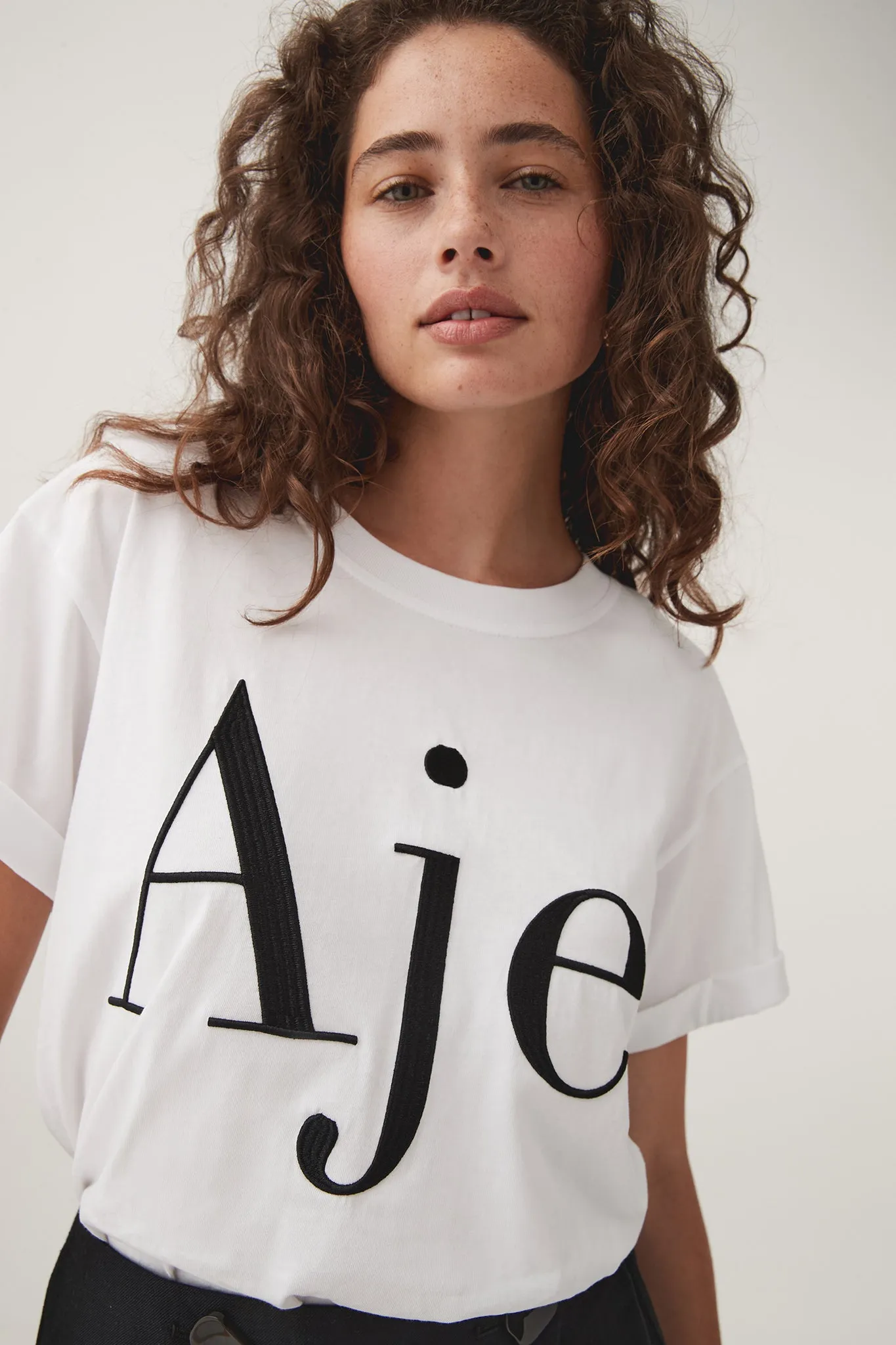Alice Embroidered Logo Tee sold by Aje product image thumbnail 4