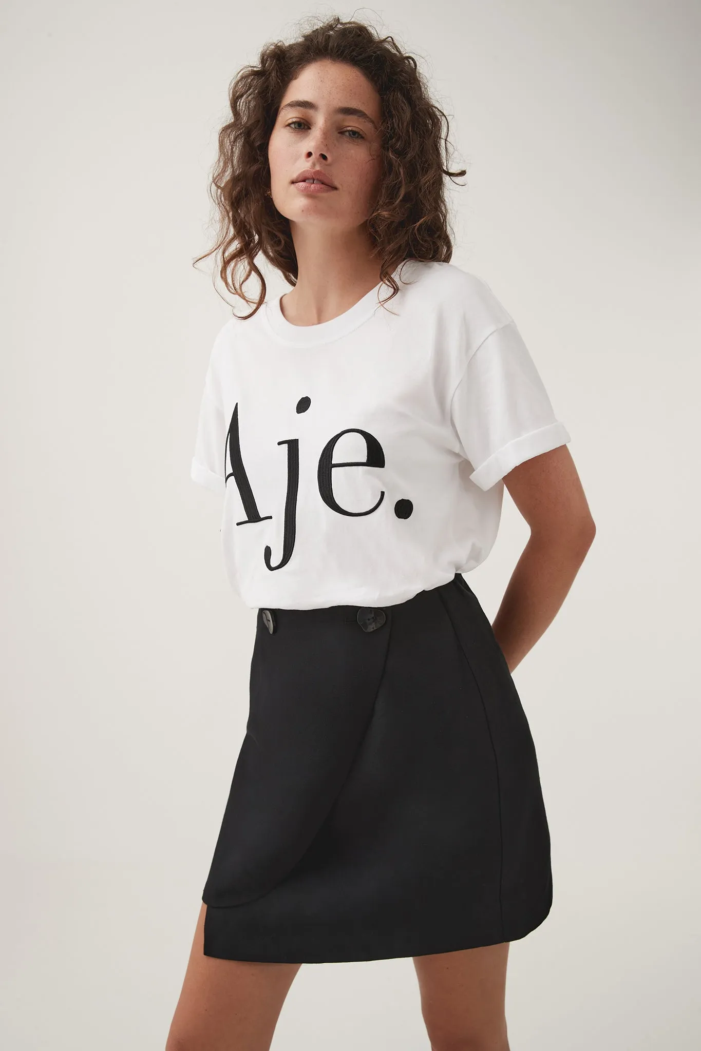 Alice Embroidered Logo Tee sold by Aje product image thumbnail 5