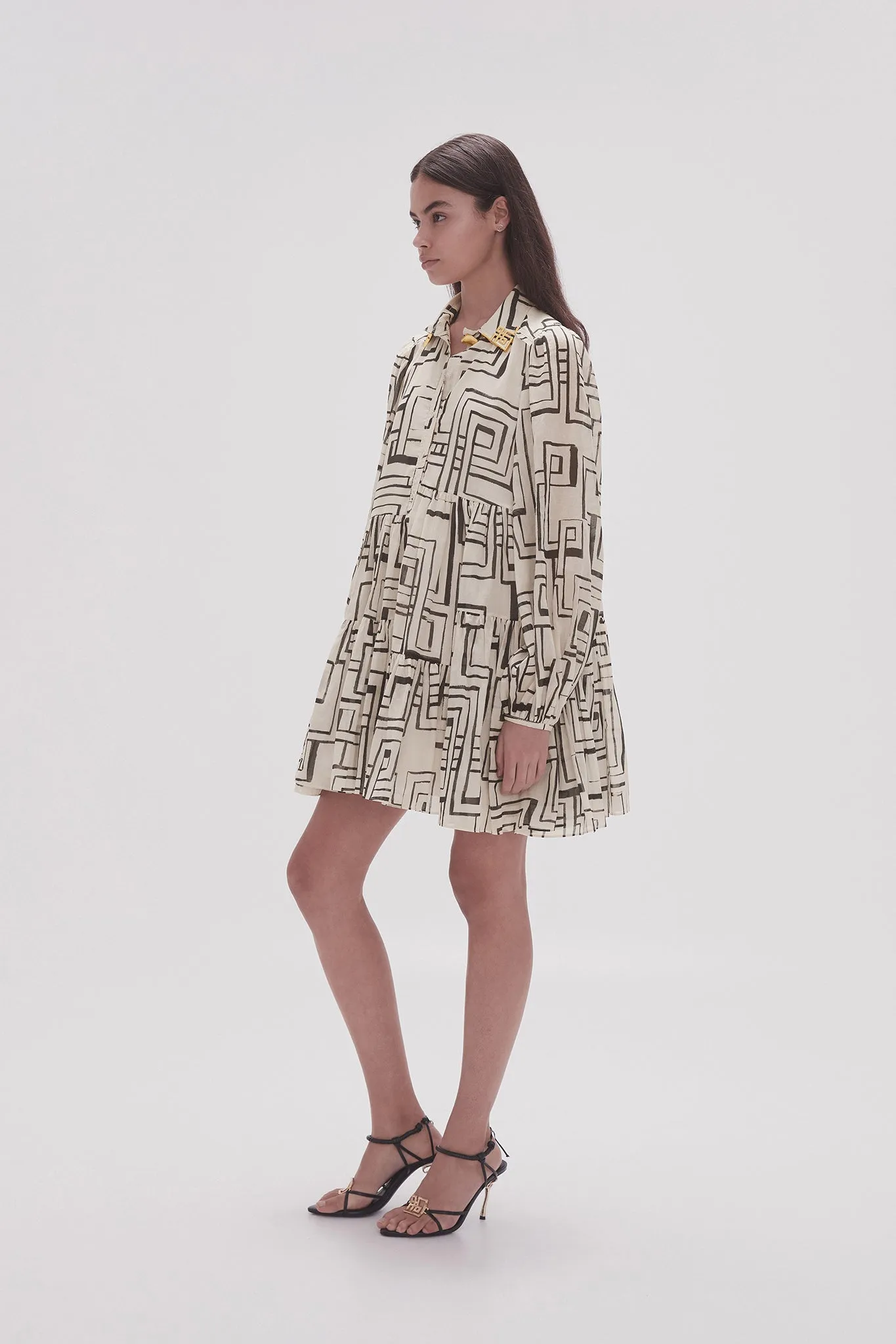 Georgia Smock Mini Dress sold by Aje product image thumbnail 3