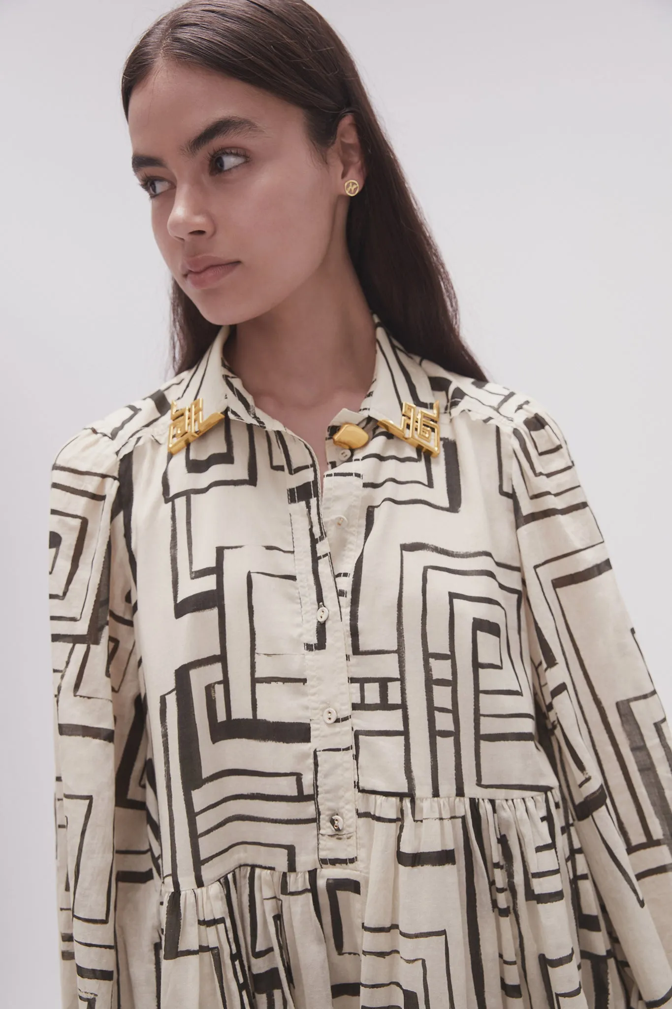 Georgia Smock Mini Dress sold by Aje product image thumbnail 4