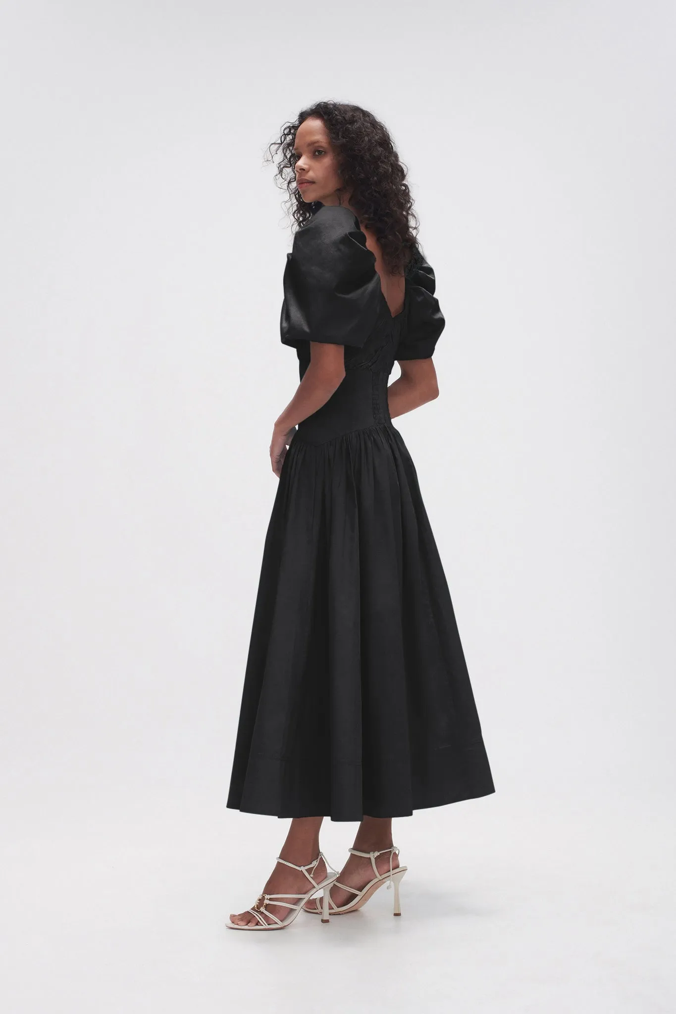 Gabrielle Plunge Midi Dress sold by Aje product image thumbnail 3