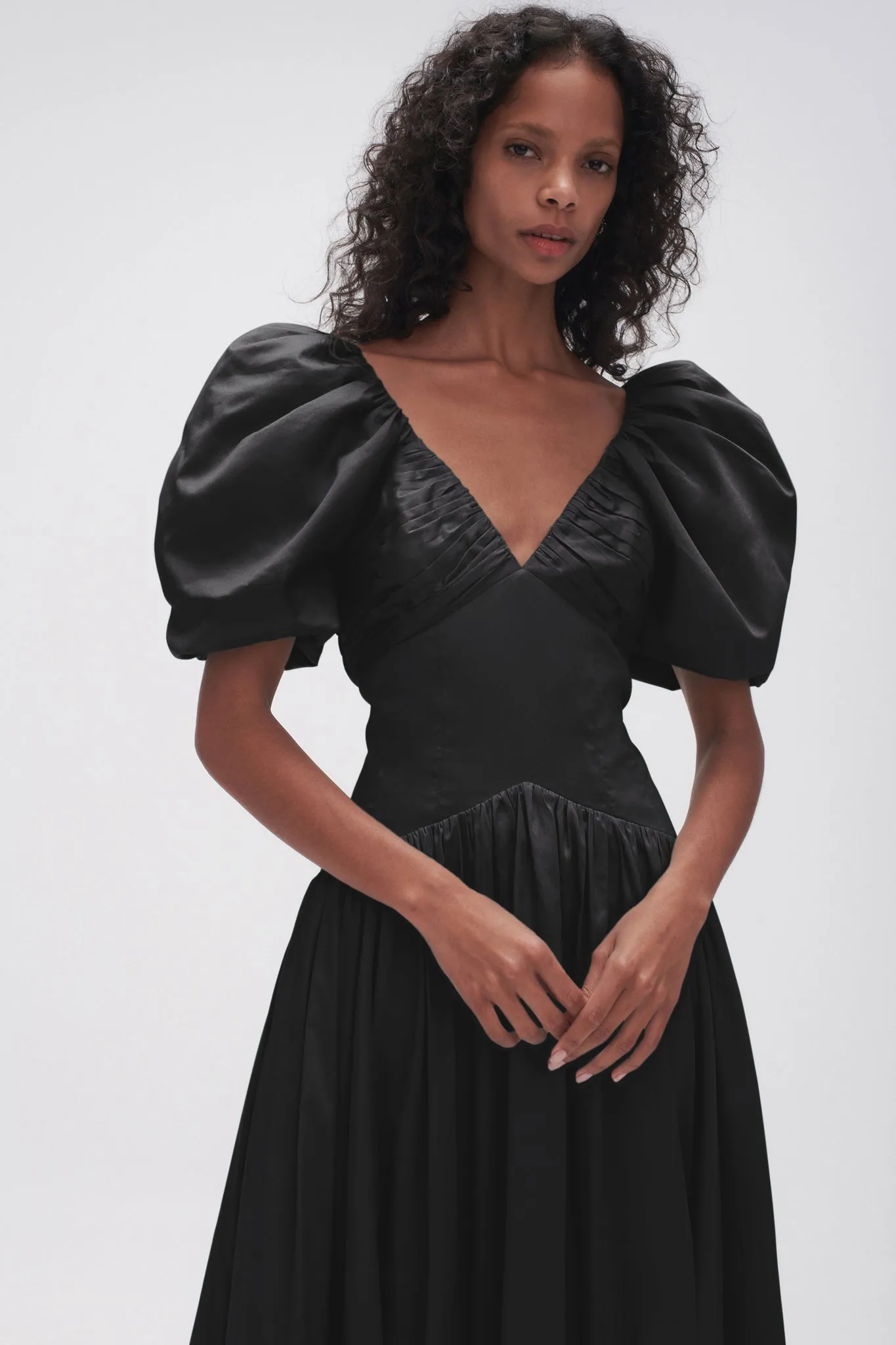 Gabrielle Plunge Midi Dress sold by Aje product image thumbnail 4