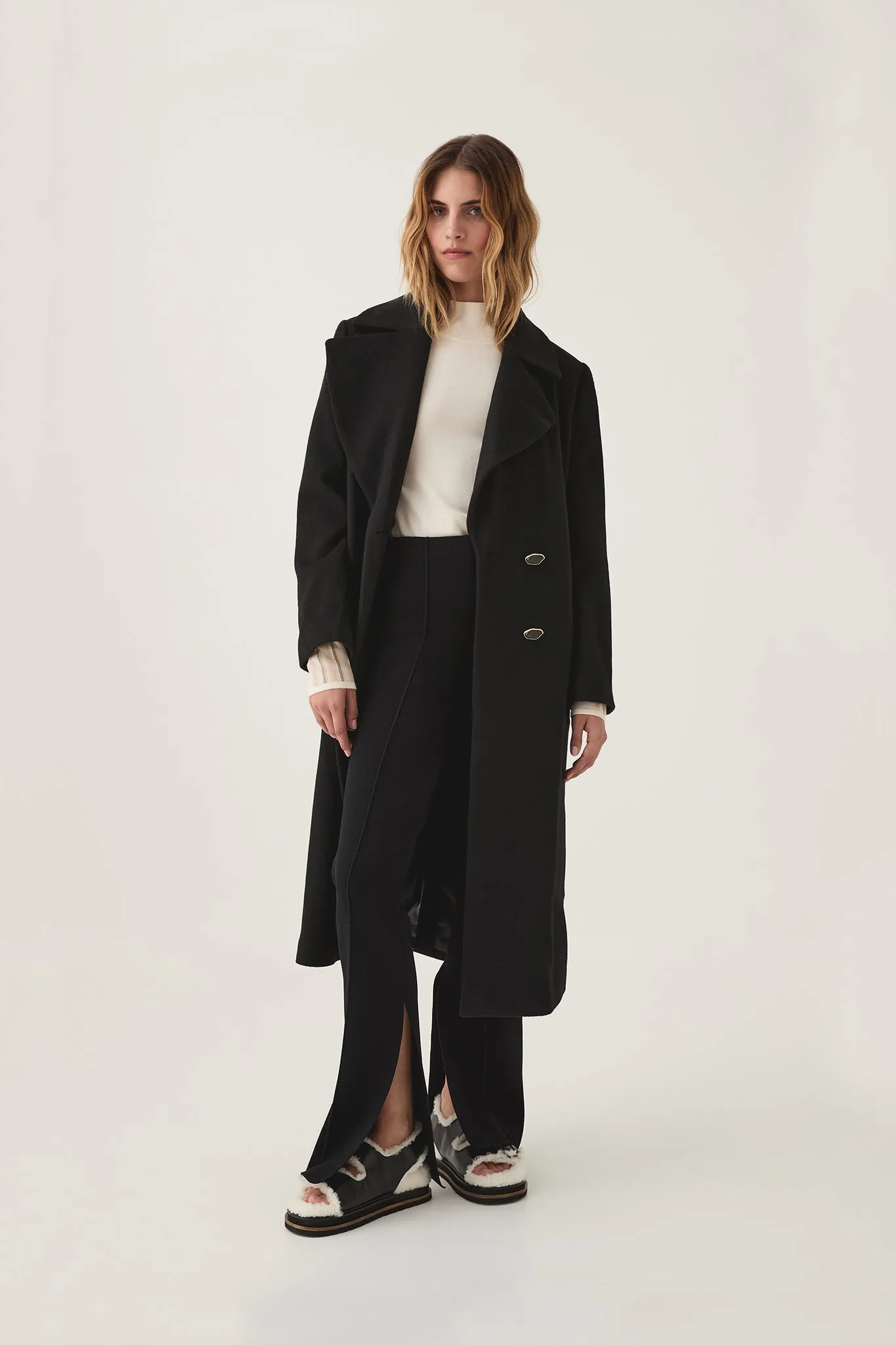 Carolina Wool Coat sold by Aje