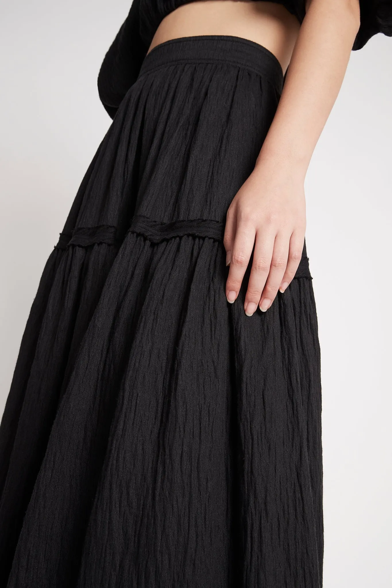 Admiration Gathered Midi Skirt sold by Aje product image thumbnail 3