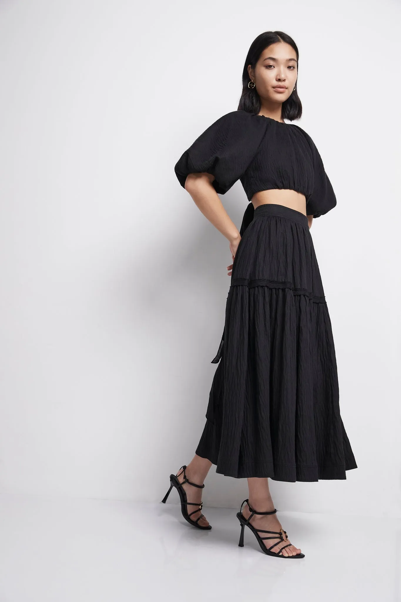 Admiration Gathered Midi Skirt sold by Aje product image thumbnail 5