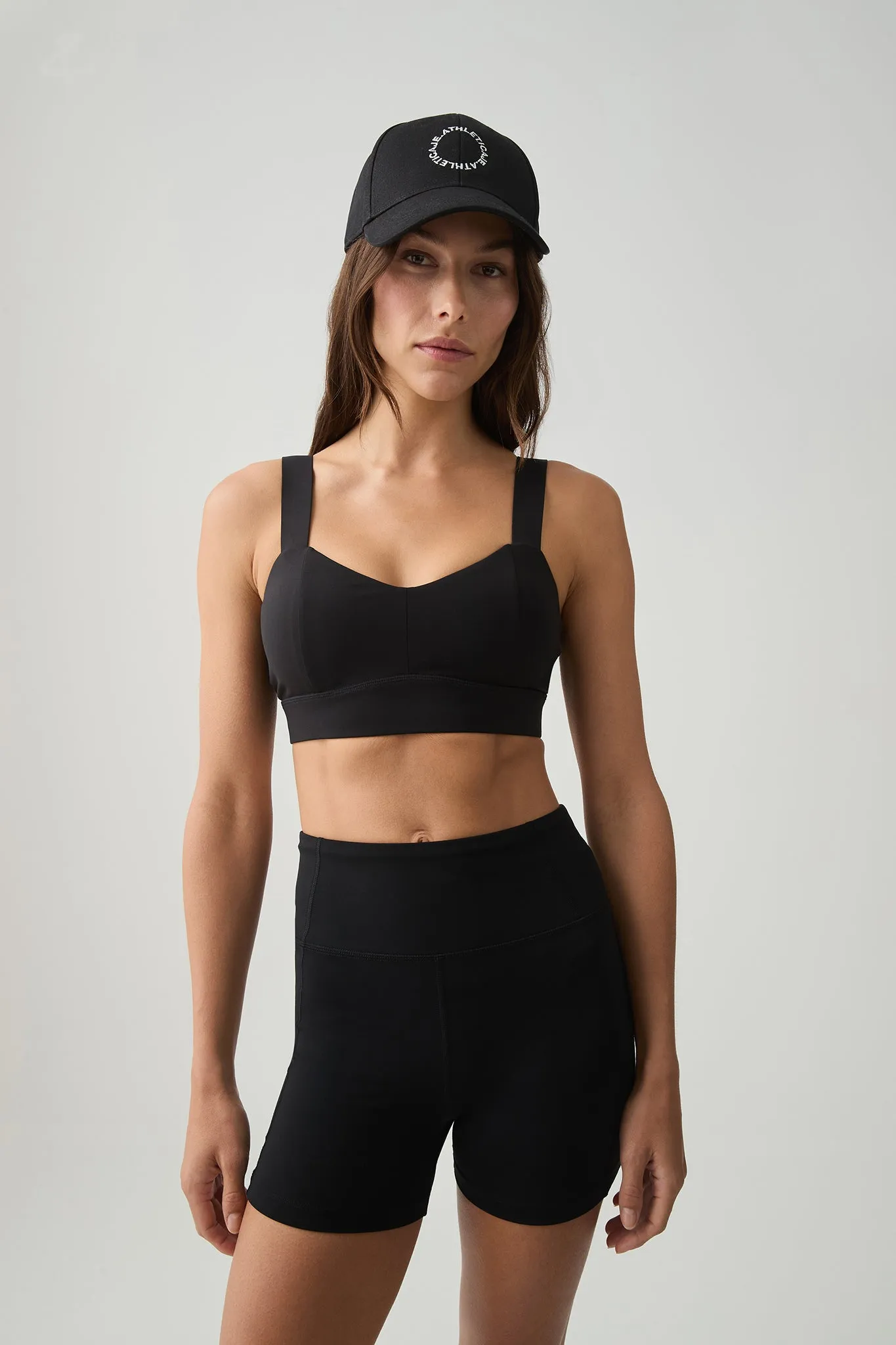 Panelled Studio Sports Bra 321 sold by Aje
