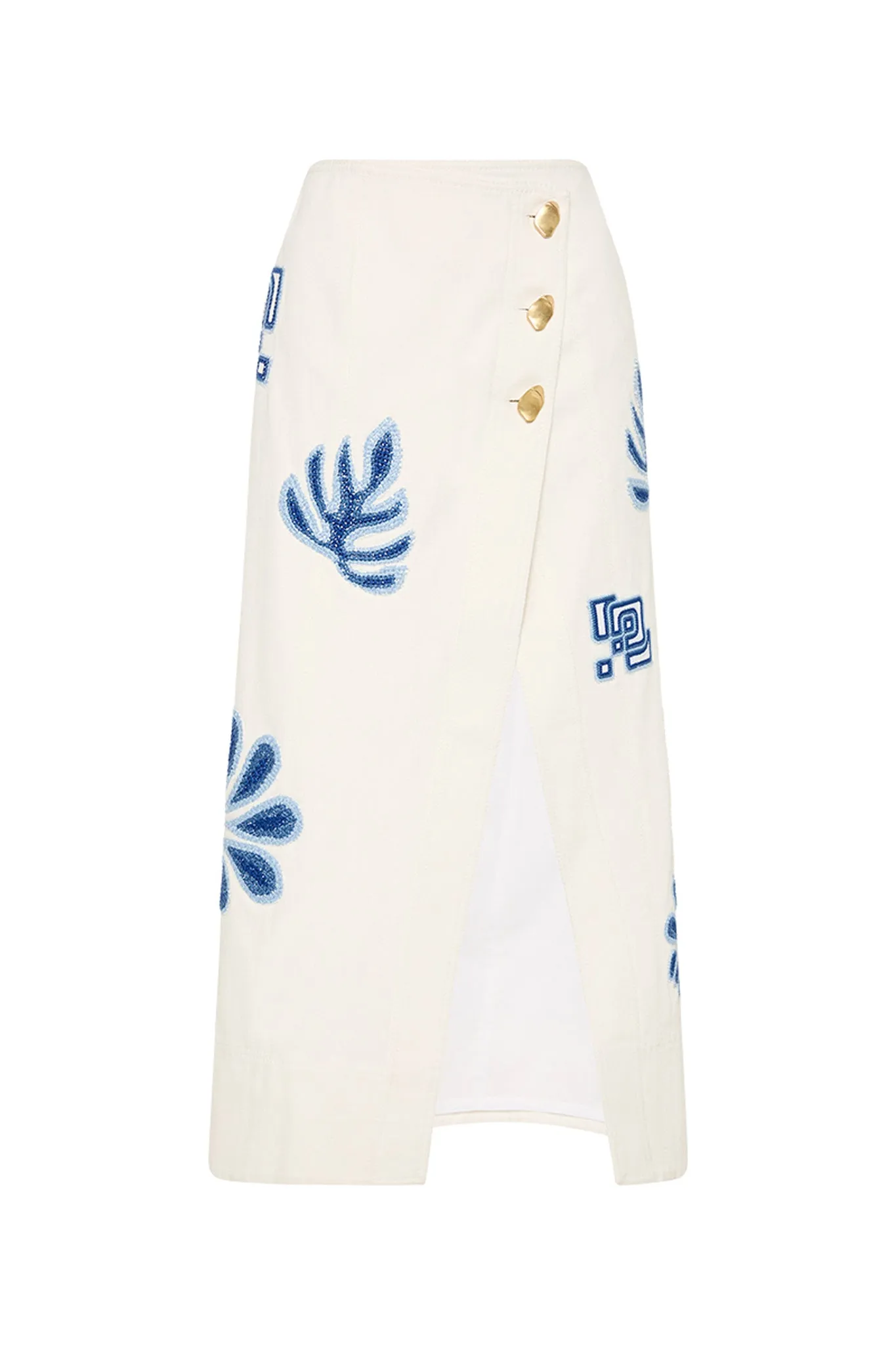 Esprit Embroidered Midi Skirt sold by Aje product image thumbnail 2