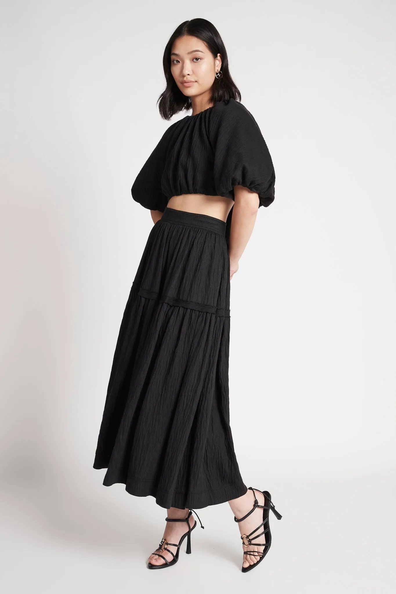 Admiration Gathered Midi Skirt sold by Aje product image thumbnail 4