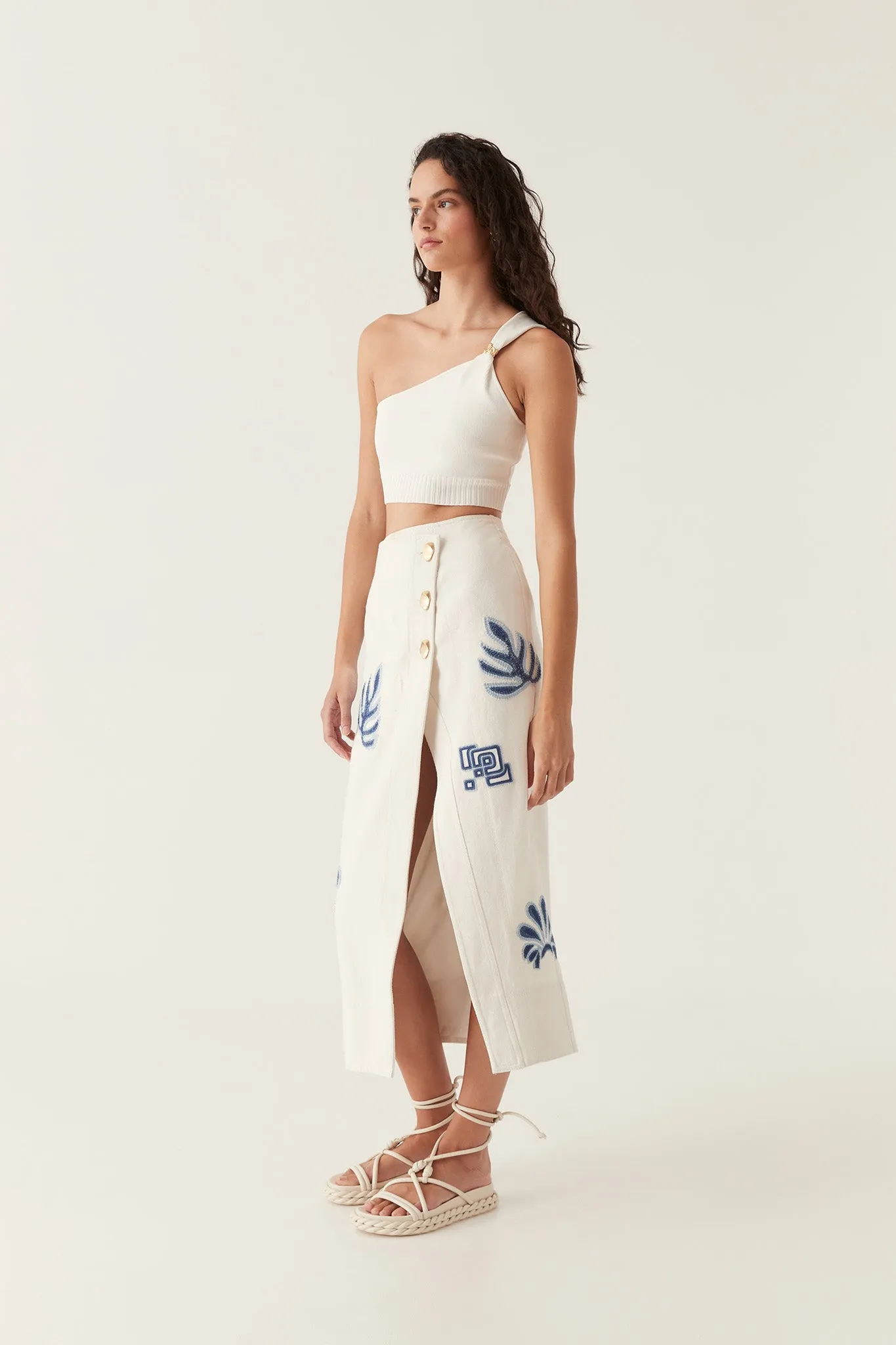 Esprit Embroidered Midi Skirt sold by Aje product image thumbnail 5
