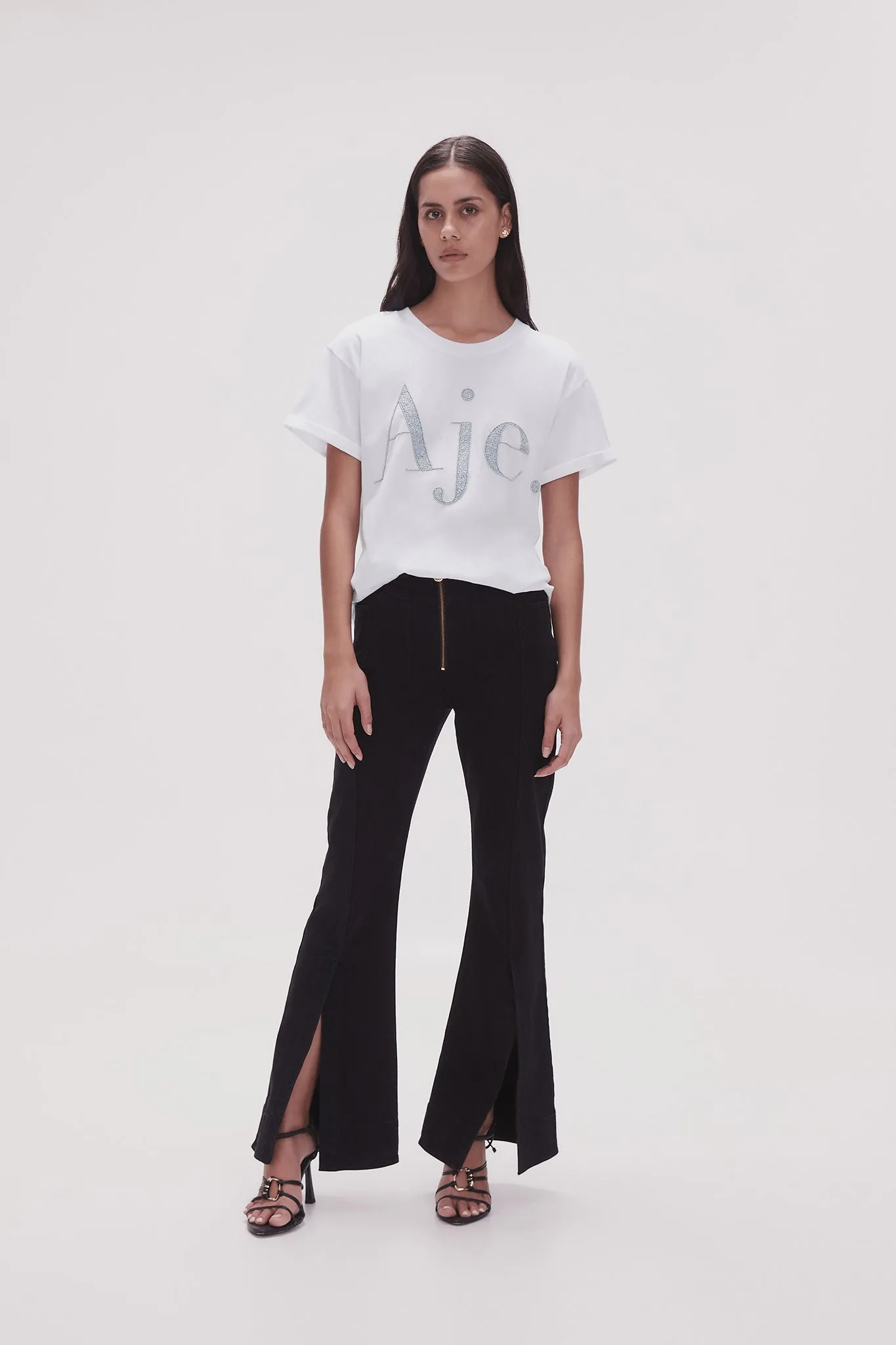 Ella Embellished Logo Tee sold by Aje product image thumbnail 3