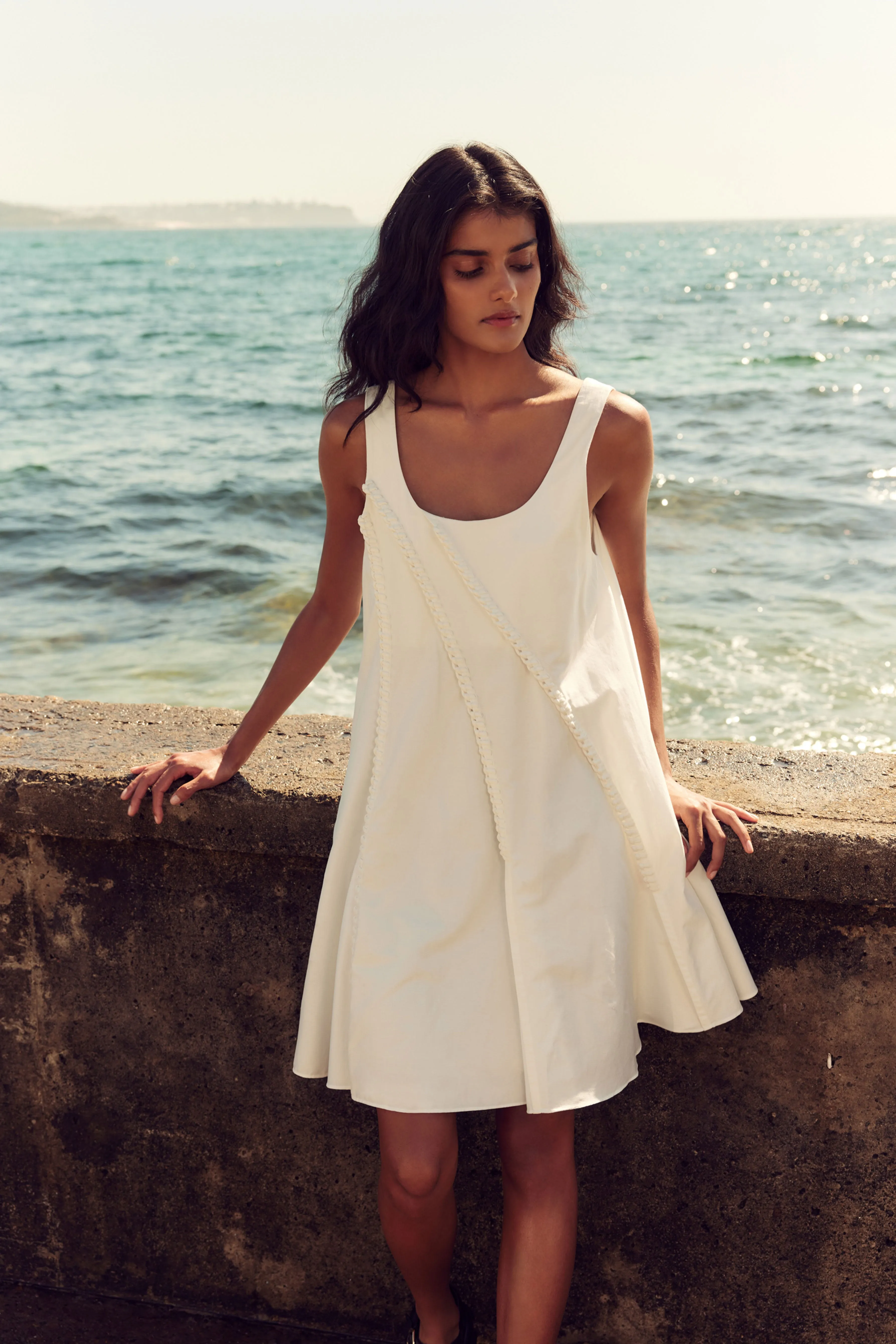 Asta Whipstitch Mini Dress sold by Aje