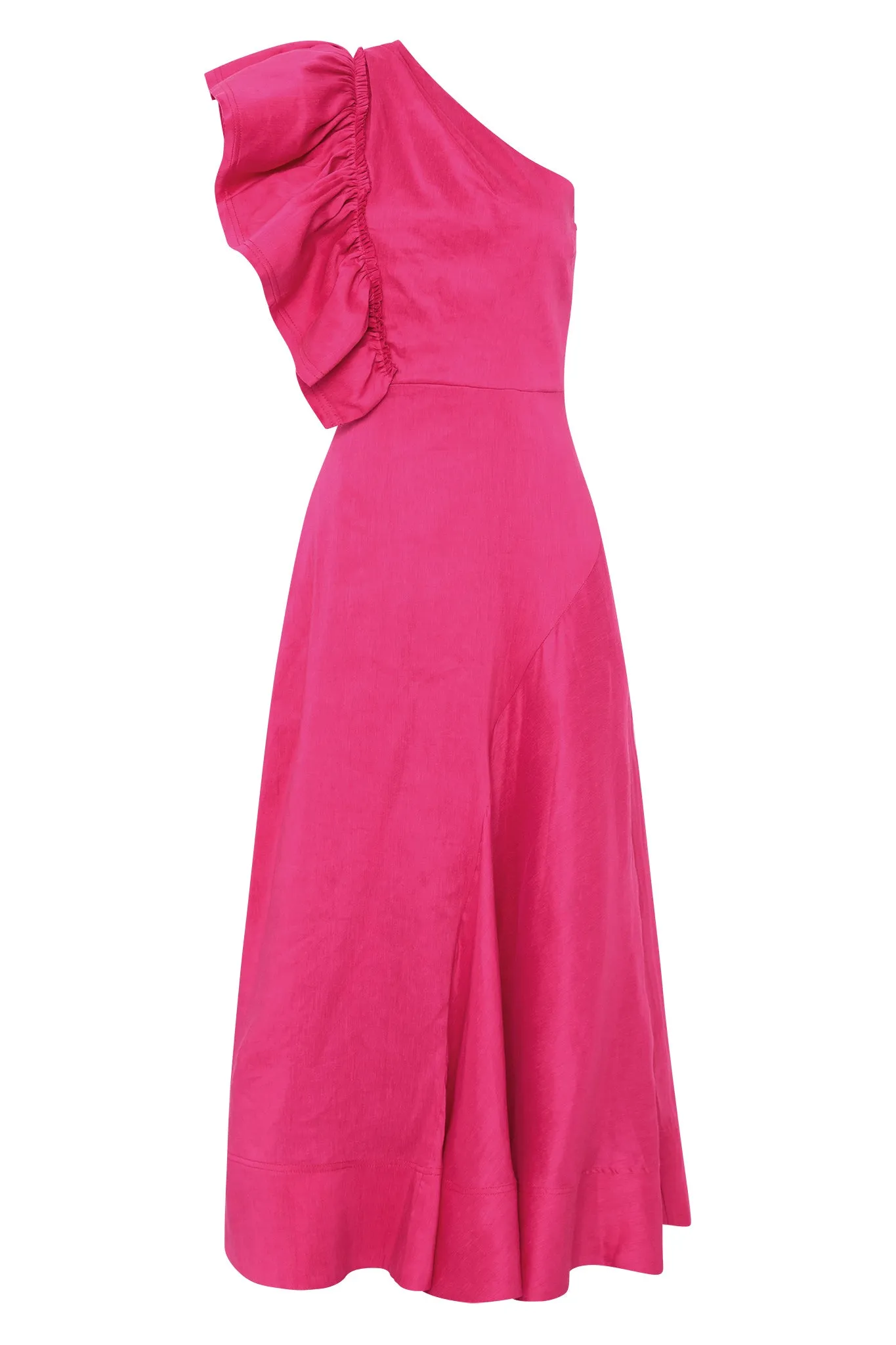 Bonjour Asymmetric Midi Dress sold by Aje product image thumbnail 2