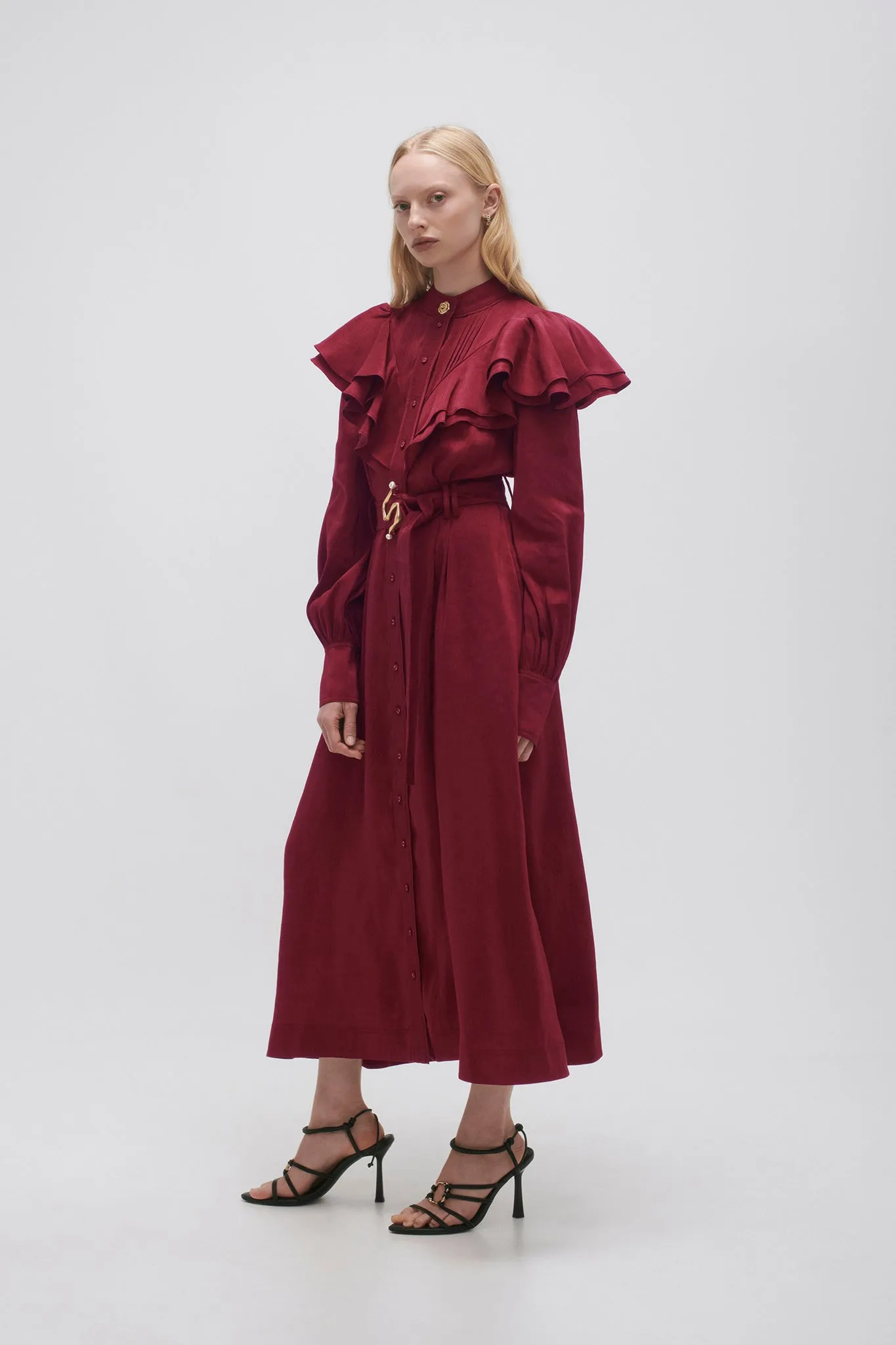 Isabella Belted Midi Dress sold by Aje product image thumbnail 4