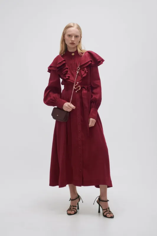 【Aje.】Madeleine Belted Midi Dress ベルト ミディドレス Aje.】Madeleine Belted Midi Dress ベルト ミディドレス (Aje