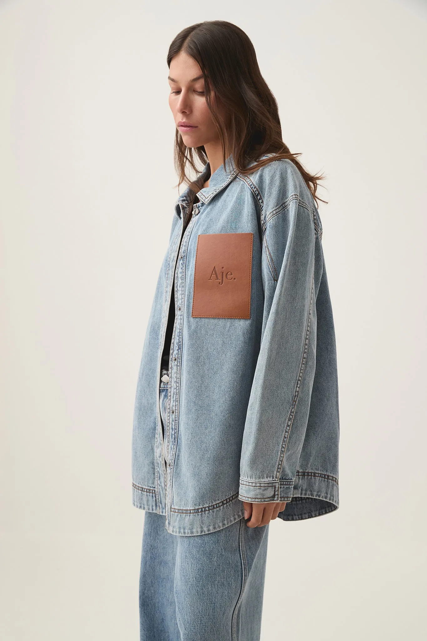 Zariah Denim Shirt sold by Aje product image thumbnail 4