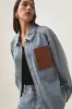 Zariah Denim Shirt sold by Aje