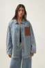 Zariah Denim Shirt sold by Aje