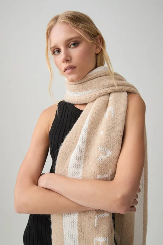 Athletica Jacquard Scarf made by Aje