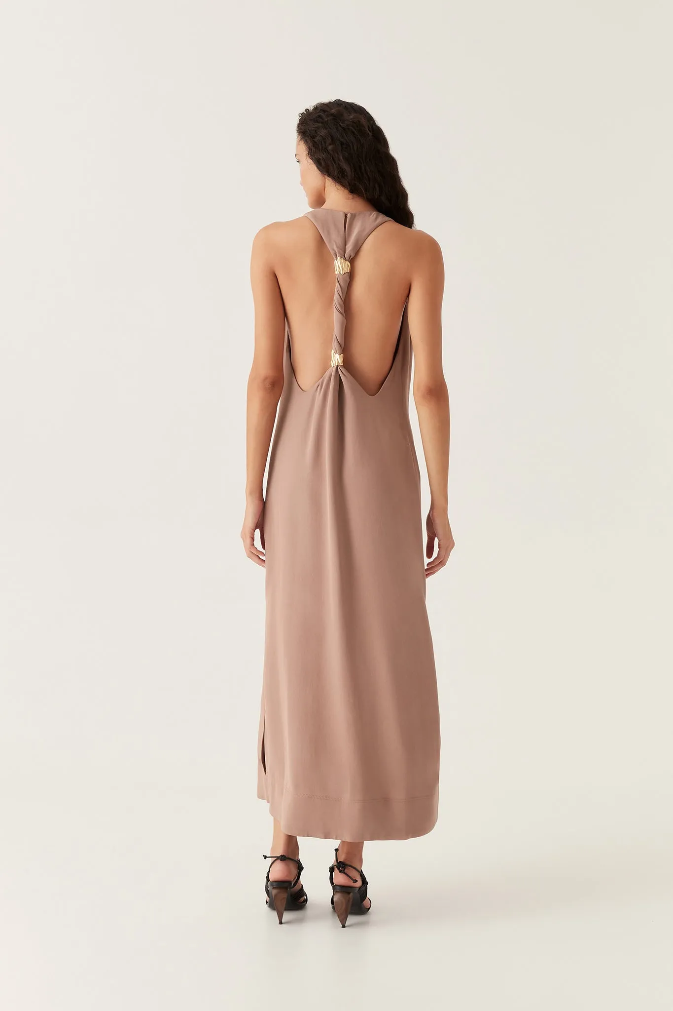 Intrigue Twist Back Midi Dress sold by Aje product image thumbnail 5