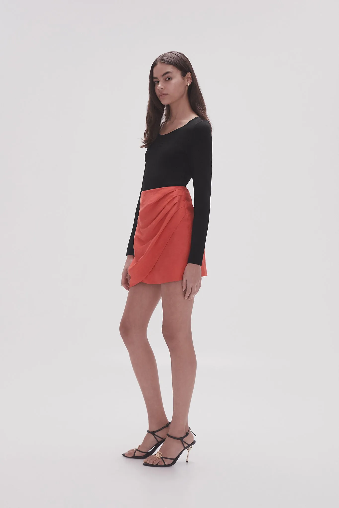 Kinship Draped Mini Skirt sold by Aje product image thumbnail 3