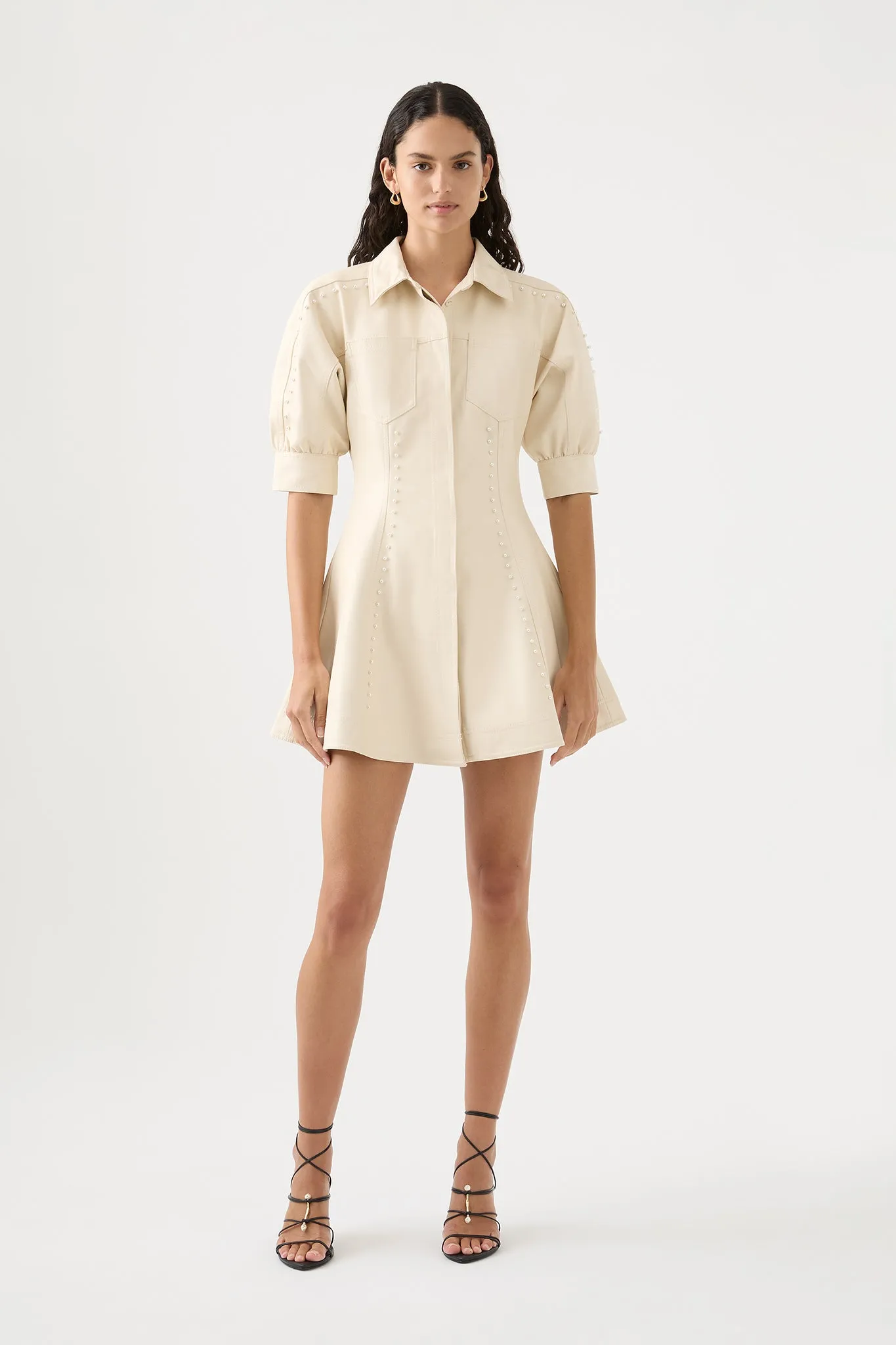 Claire Pearl Mini Dress sold by Aje product image thumbnail 3