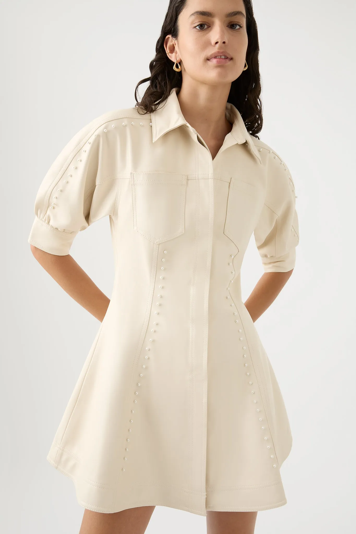 Claire Pearl Mini Dress sold by Aje product image thumbnail 4