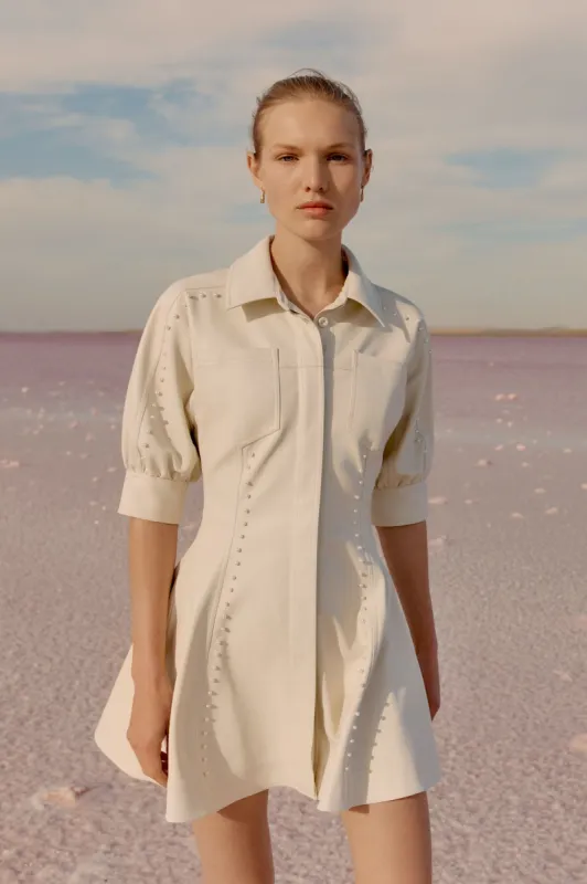 Claire Pearl Mini Dress sold by Aje