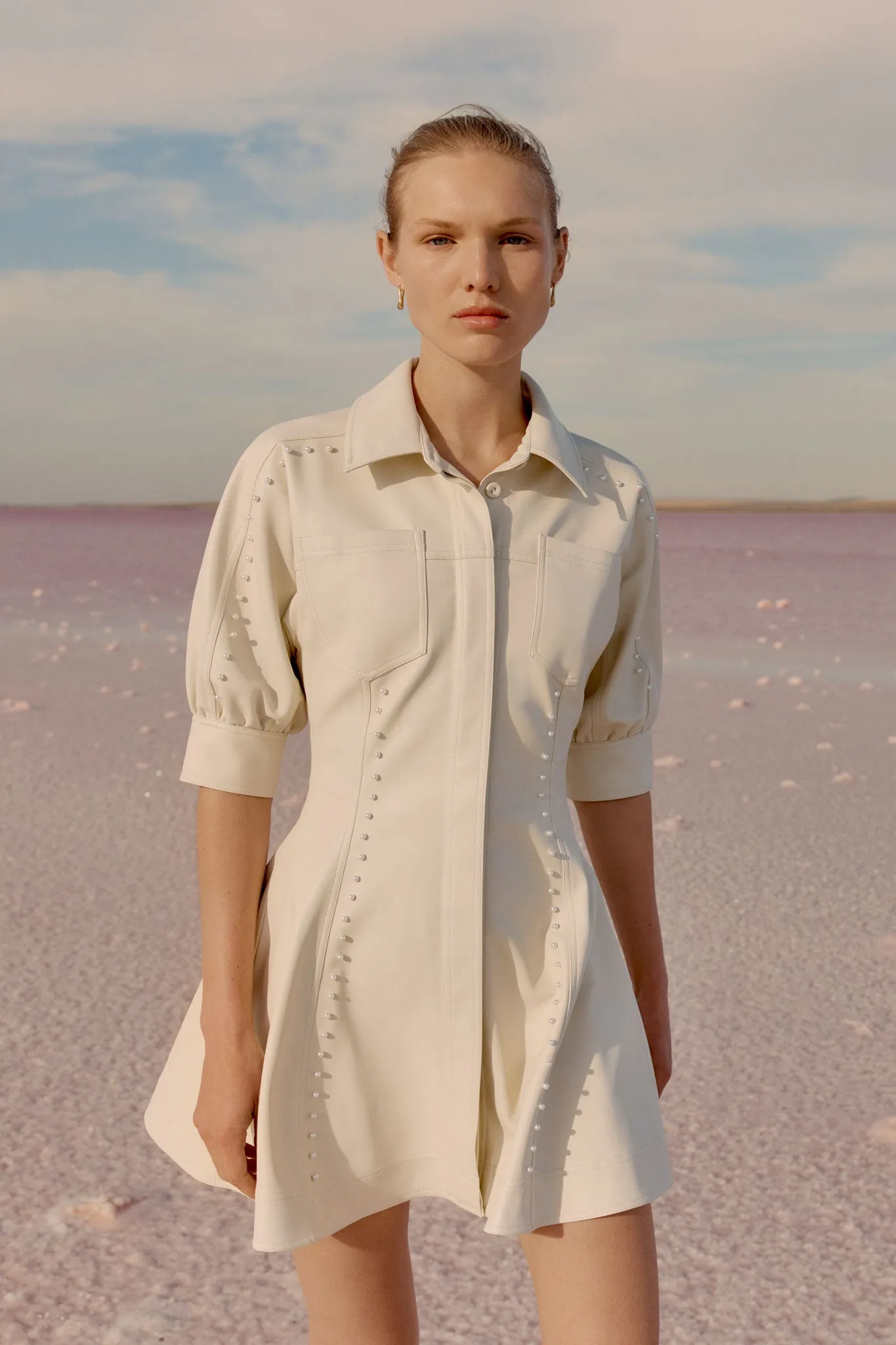 Claire Pearl Mini Dress sold by Aje