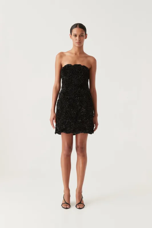 Gazer Rosette Mini Dress sold by Aje