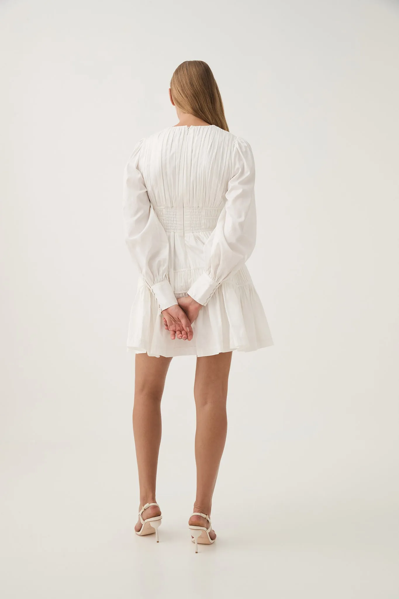 Fallingwater Ruched Mini Dress sold by Aje product image thumbnail 5
