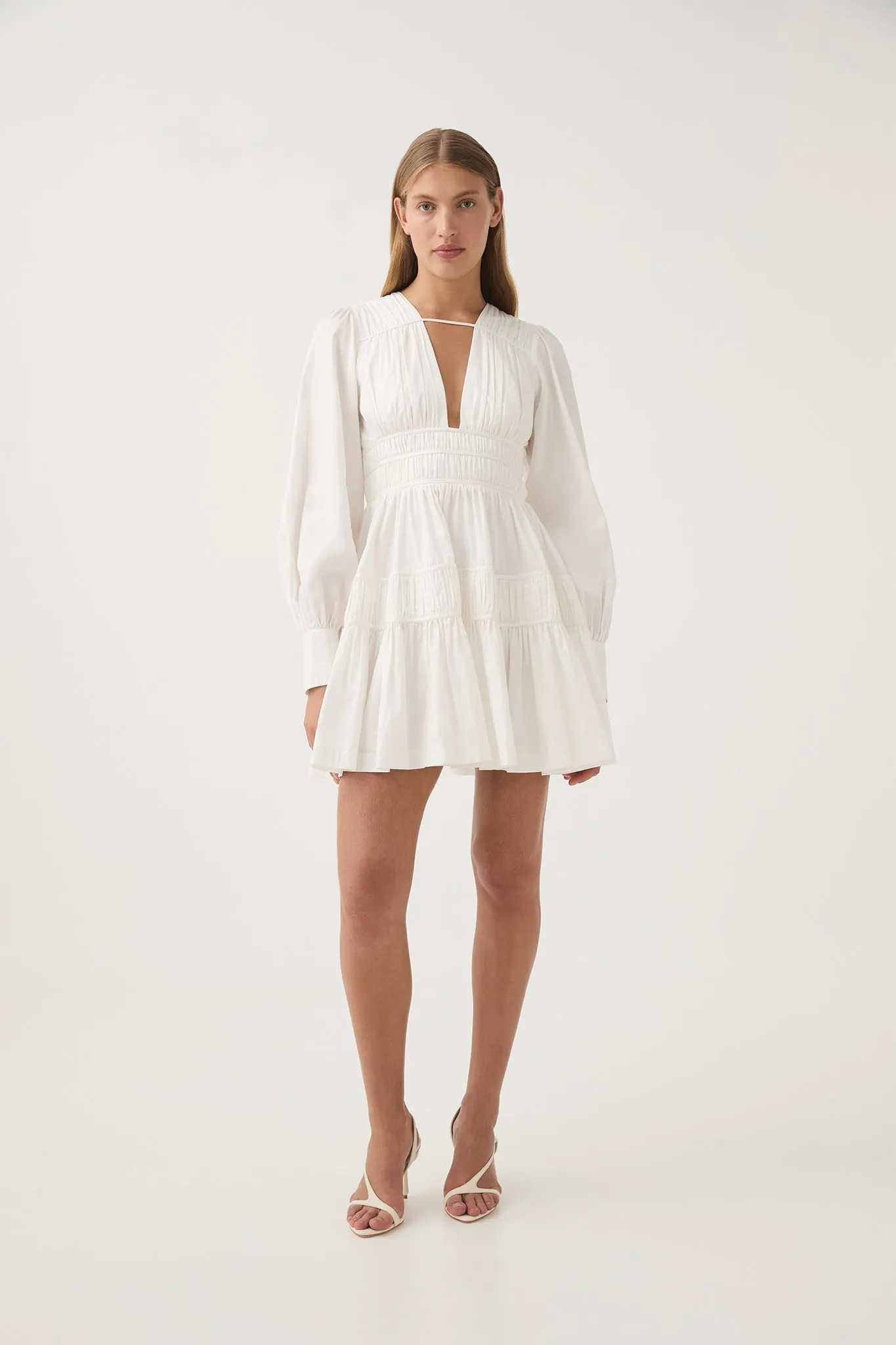 Fallingwater Ruched Mini Dress sold by Aje